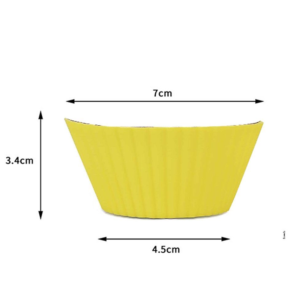 HIBNOPN wiederverwendbare 24 Cupcake-Formen, Stück (24-tlg) Backformen, Silikon Muffinform Muffin