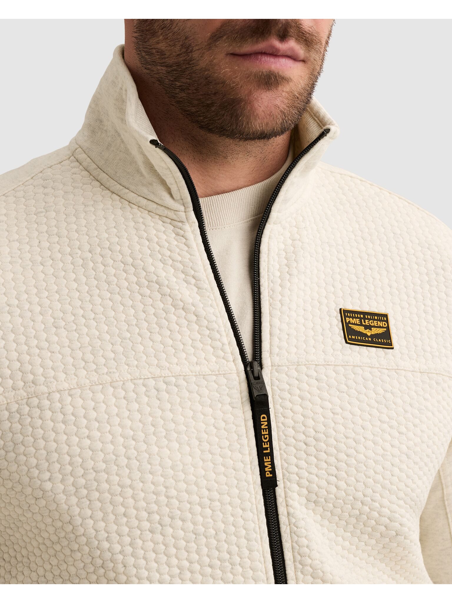 PME LEGEND Sweatjacke mit seitlichen Eingrifftaschen – Bild 4 von 5