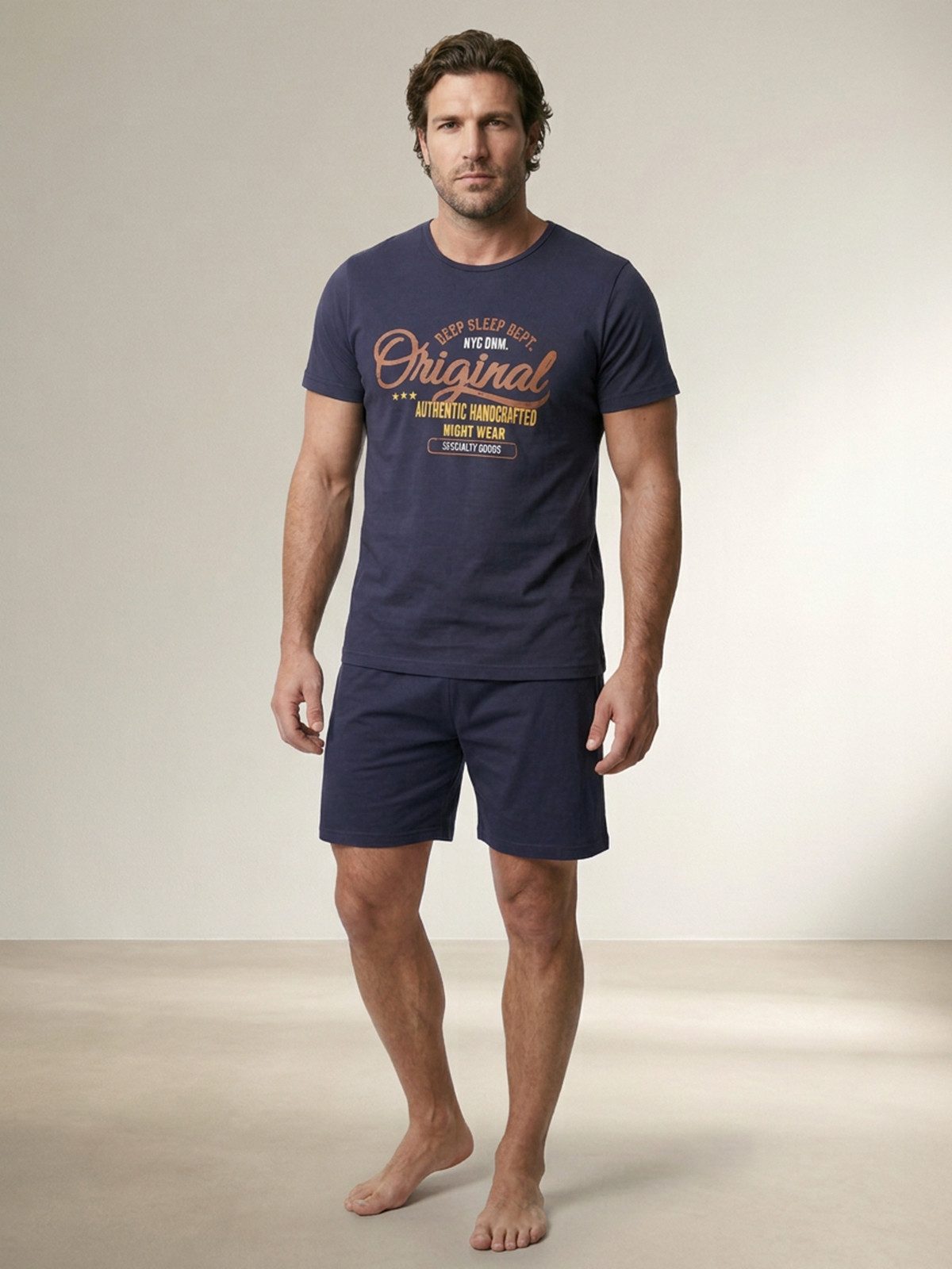 Henry Terre Shorty Pyjama Set Shorty - Original Authentic Nightwear günstig online kaufen