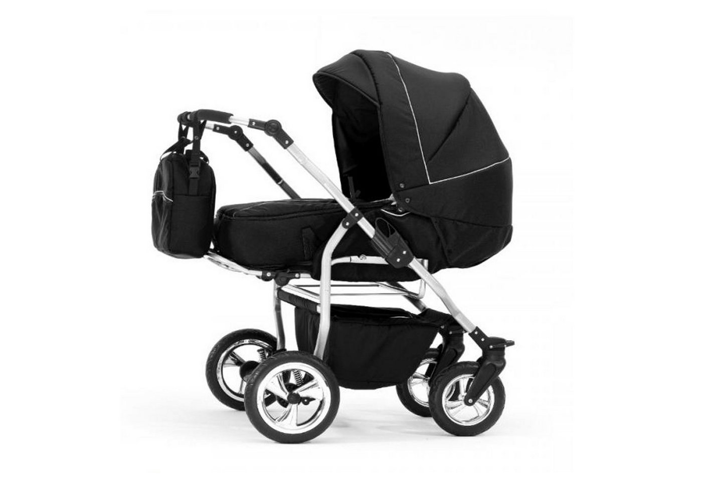 Thumbnail - BabyMerc Zwillingswagen Duo 2 in 1 inkl. Sportsitze und umfangreichen Zubehör in 20 Farben