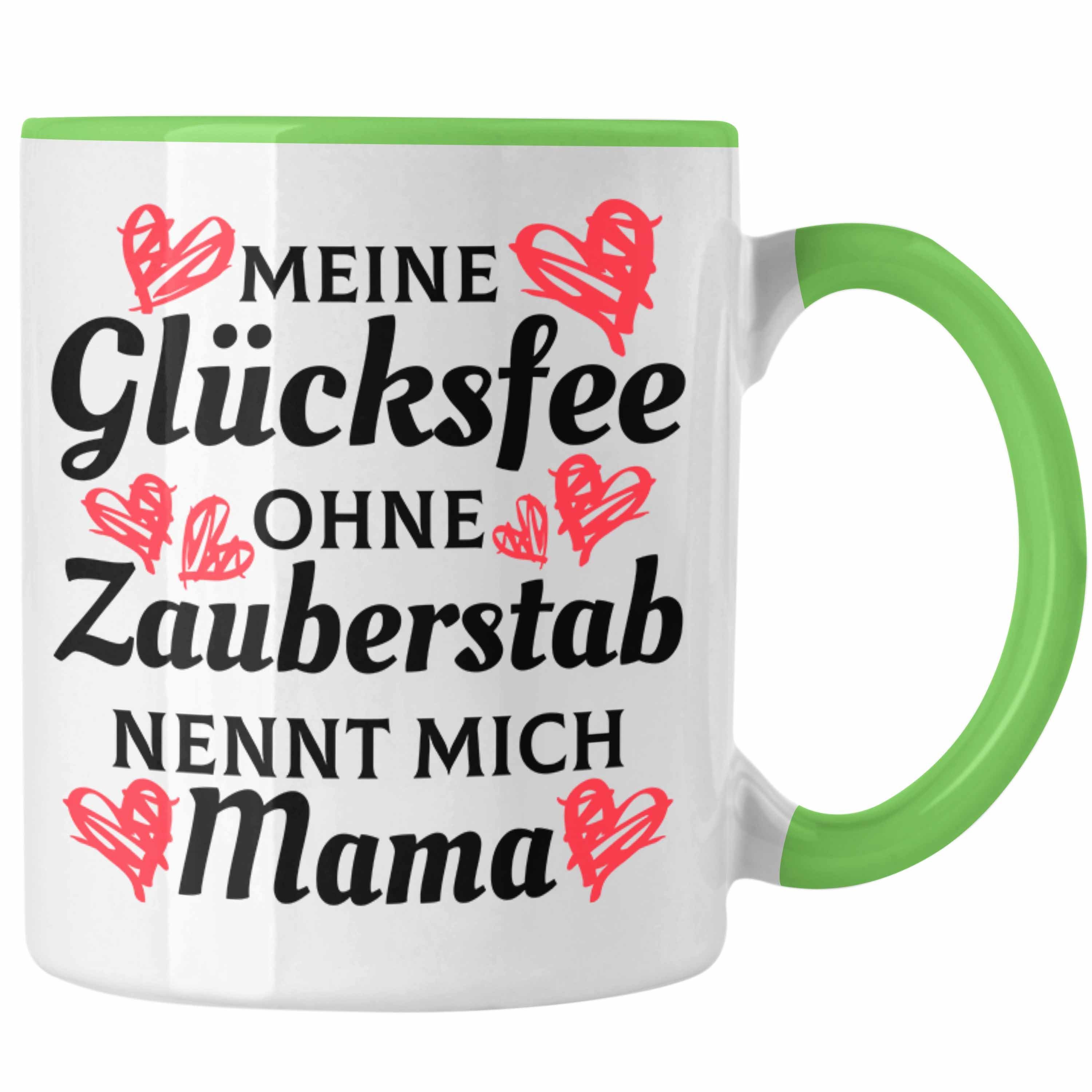 Mutter Tasse von Tasse Spruch mit Kaffeetasse Mama Tochter Geschenk - Spruch Muttertag Trendation Grün Trendation Sohn