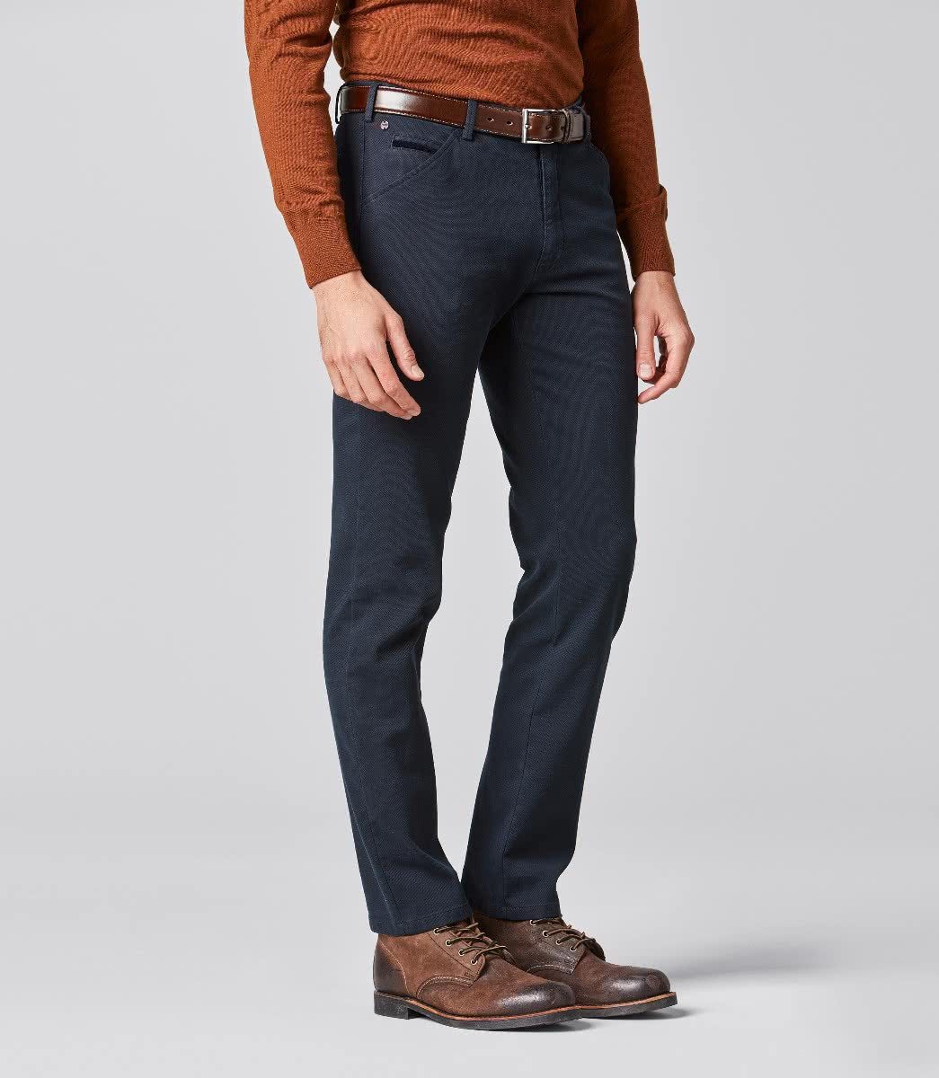 MEYER 5-Pocket-Jeans MEYER BONN dunkelblau 2-5580-19 - Konfektionsgröße