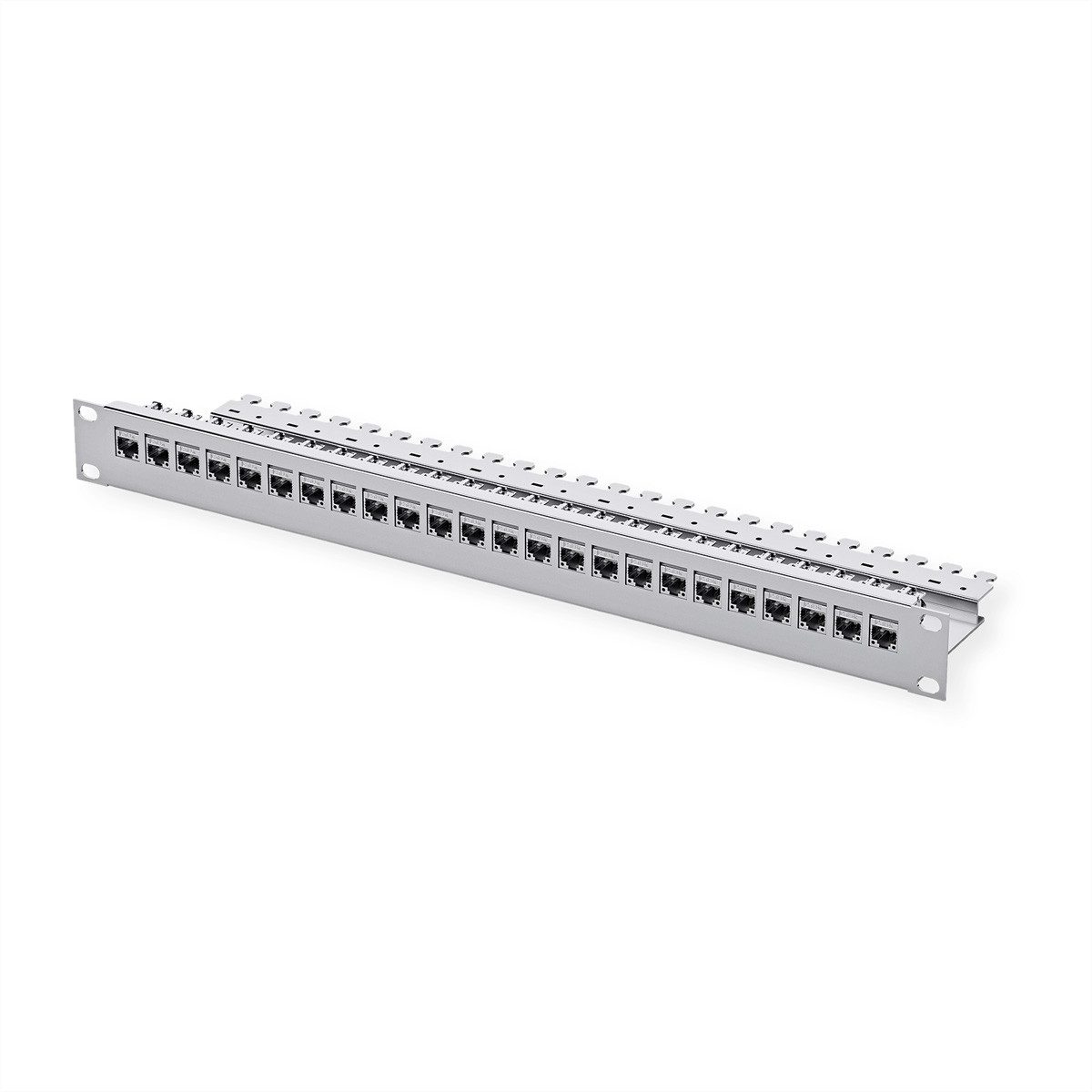 19"-Modulträger 1 HE Netzwerk-Panel