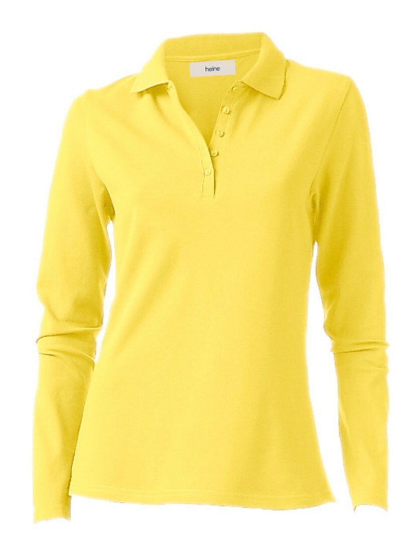 heine T-Shirt Poloshirt Langarm