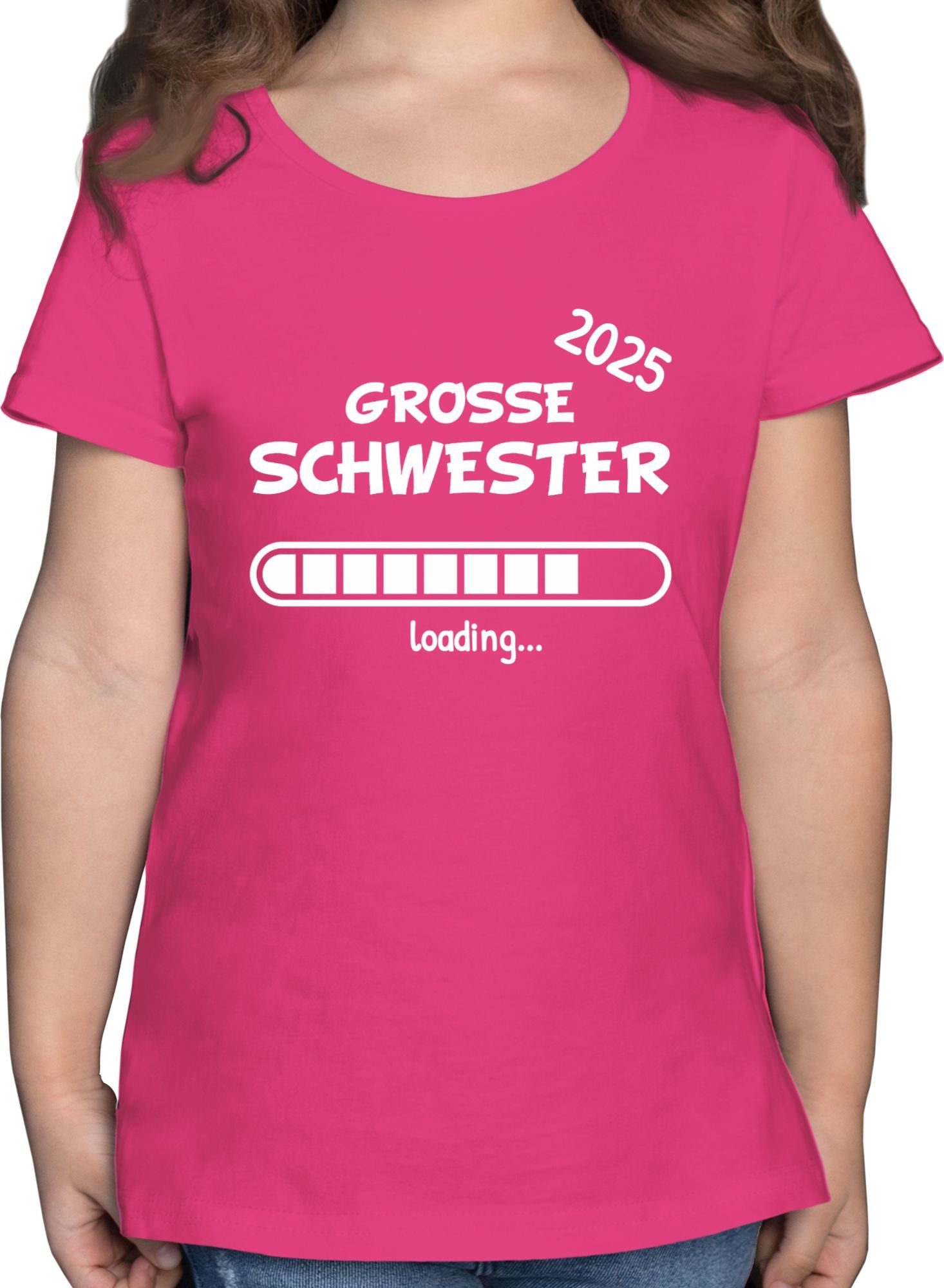 Shirtracer TShirt Große Schwester 2025 loading Geschwister Bruder und