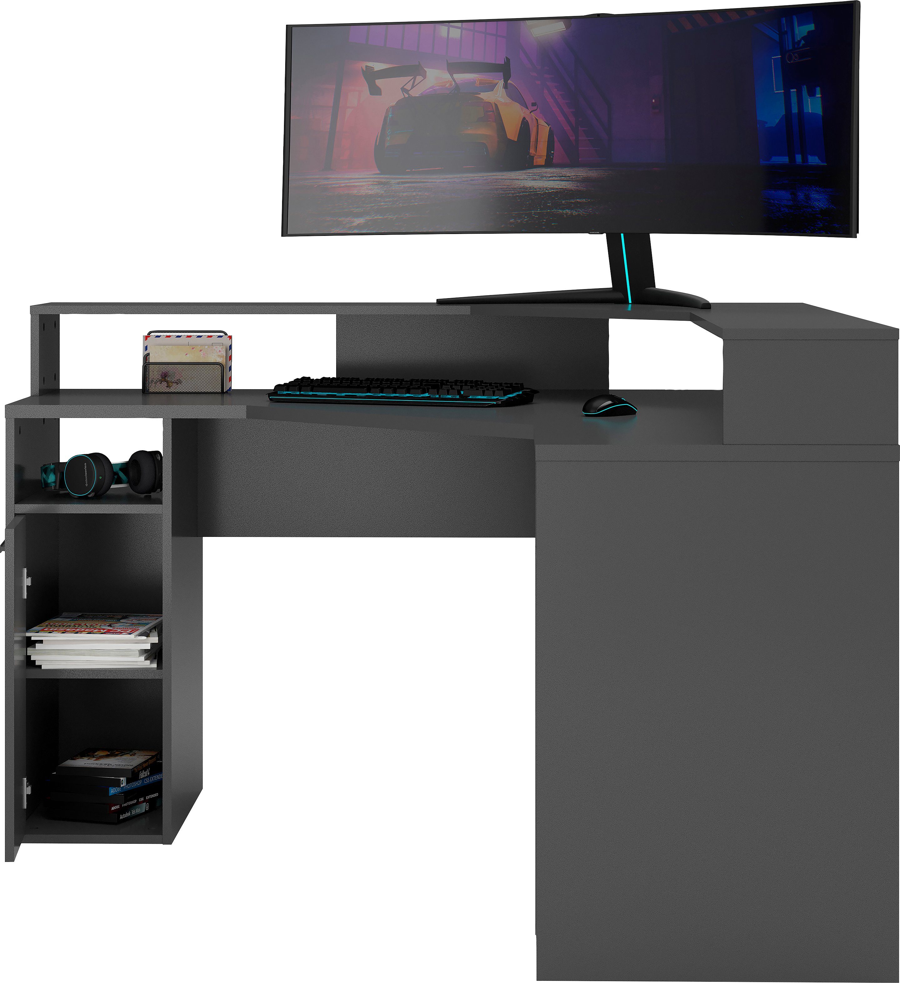 FMD Gamingtisch Zocker 2 günstig online kaufen