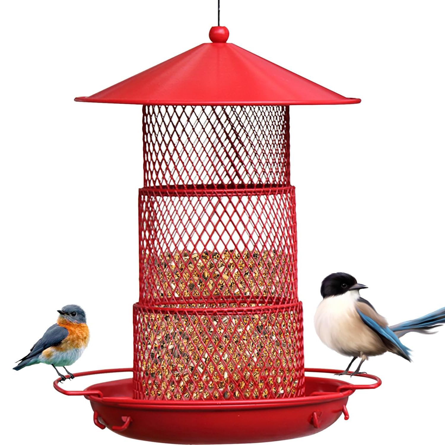Refined Living Vogelhaus Vogelfutterhaus Aufhängen Eichhörnchen-vorgeschütz günstig online kaufen