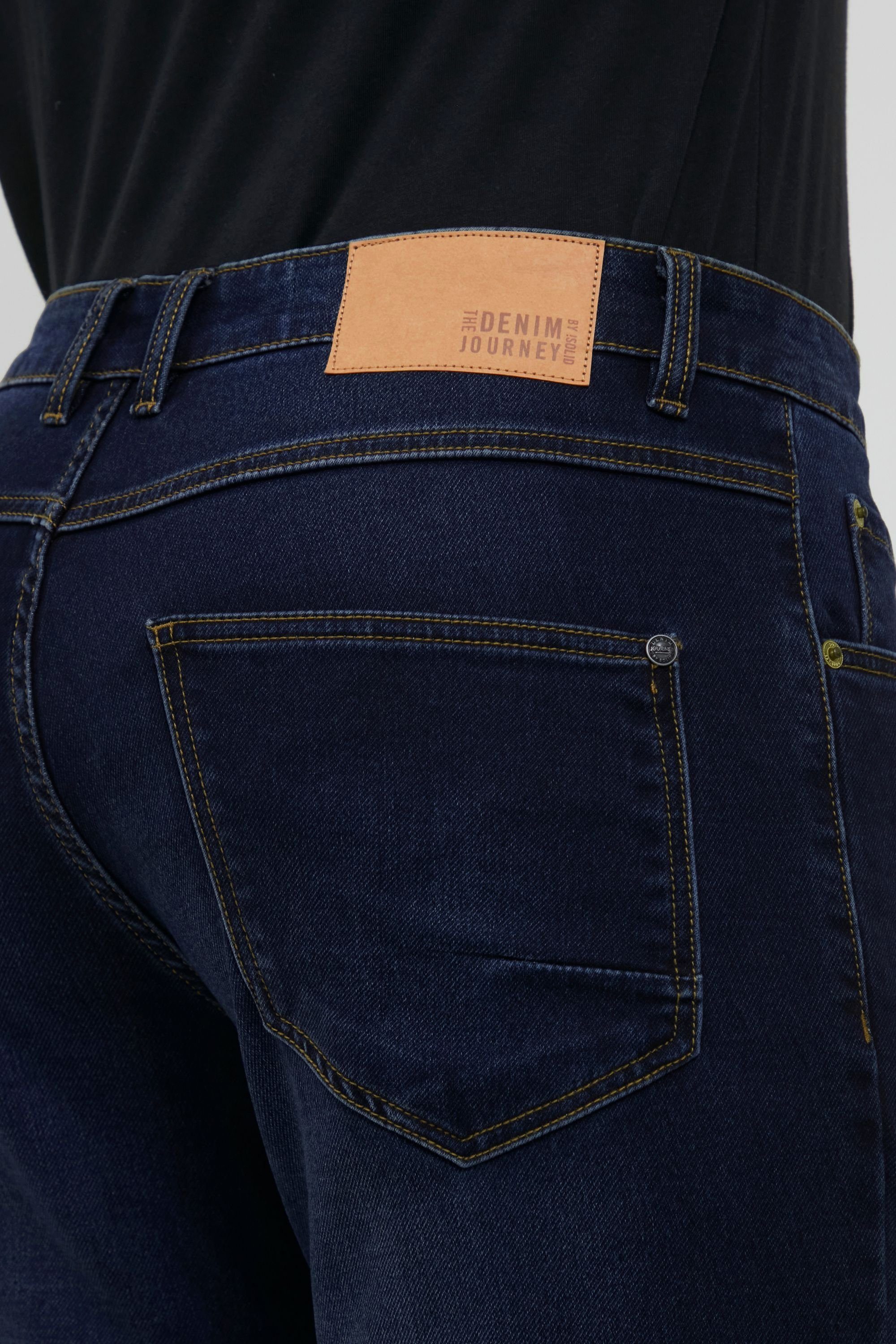 (700031) Dark 21105840 Joy !Solid SDTulio blue Hybrid denim 5-Pocket-Jeans