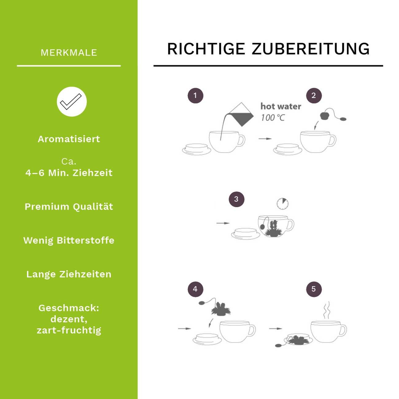 Creano Tee ErblühTeelini 36er Pack „Grüner Tee“, 1 x 36 St.