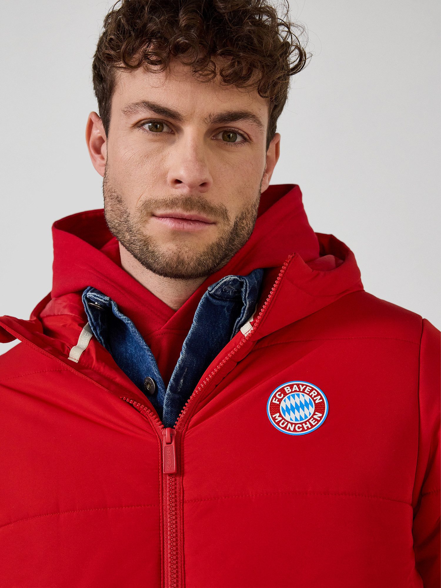 FC Bayern München Windbreaker FC Bayern München, Wintermantel Essentials, Herren, Rot