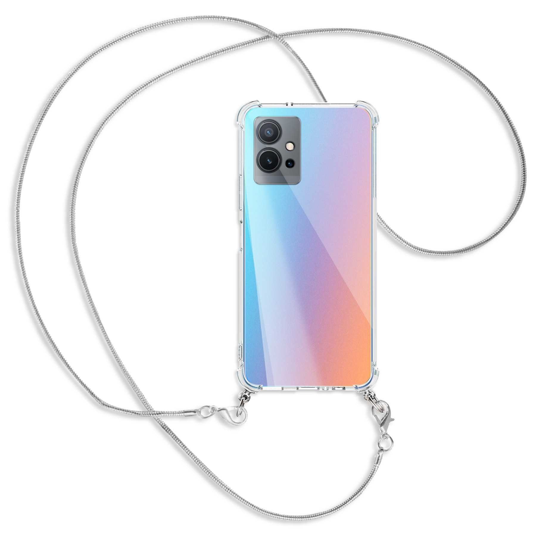 mtb more energy Handykette für vivo Y55 5G, vivo Y75 5G [NC-575-MK], Umhängehülle mit Metallkette [NC-575-MK]