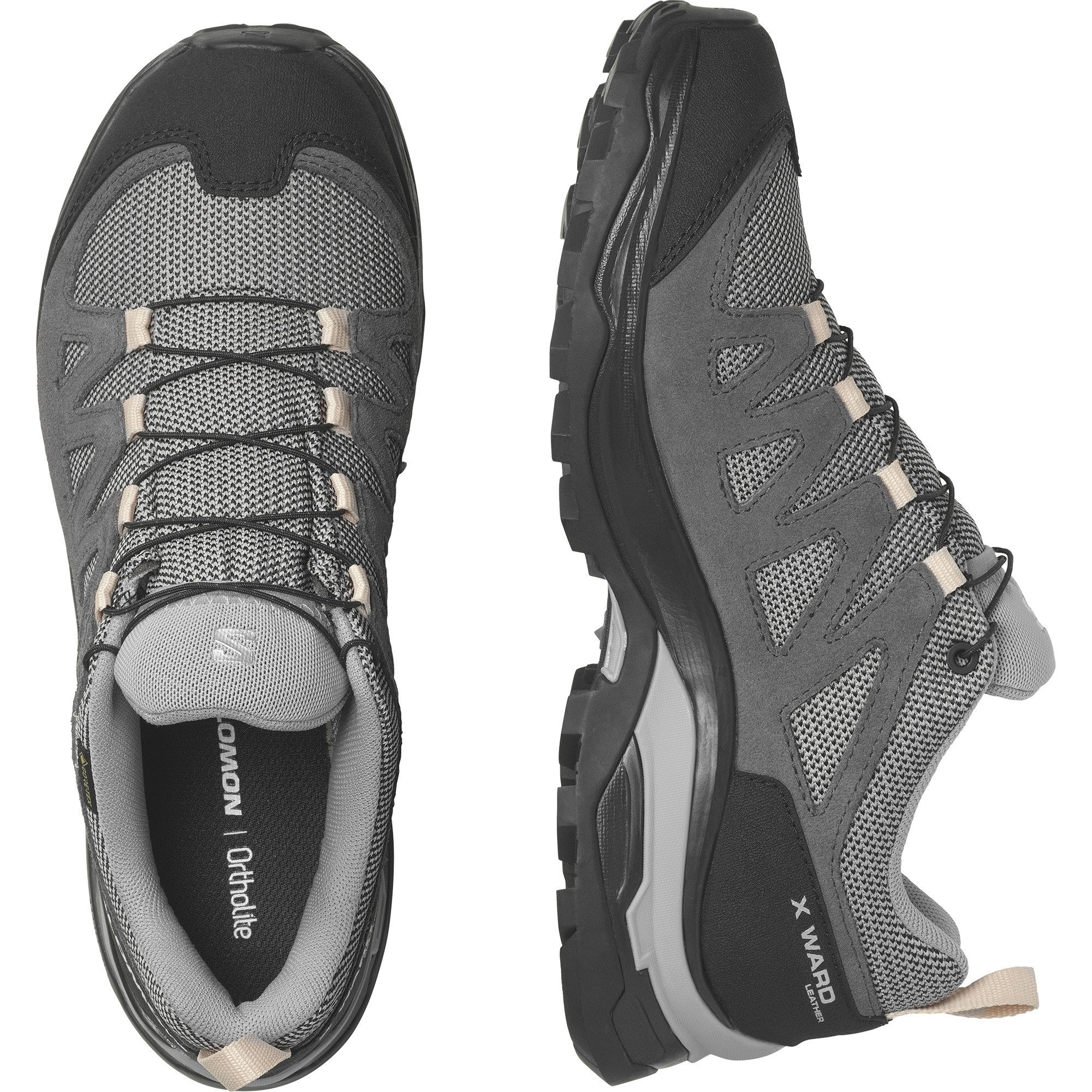 Salomon X WARD Leather GORE-TEX Wanderschuh wasserdicht