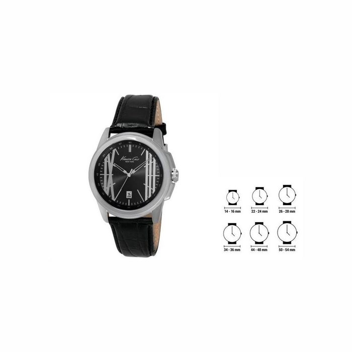 Kenneth Cole Quarzuhr Herren-Armbanduhr Uhr Kenneth Cole IKC8095 44 mm Quarzuhr Armbanduhr U