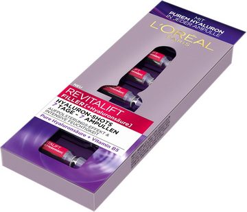 L'ORÉAL PARIS Gesichtsserum Revitalift Filler Hyaluron-Shots, 7-tlg.