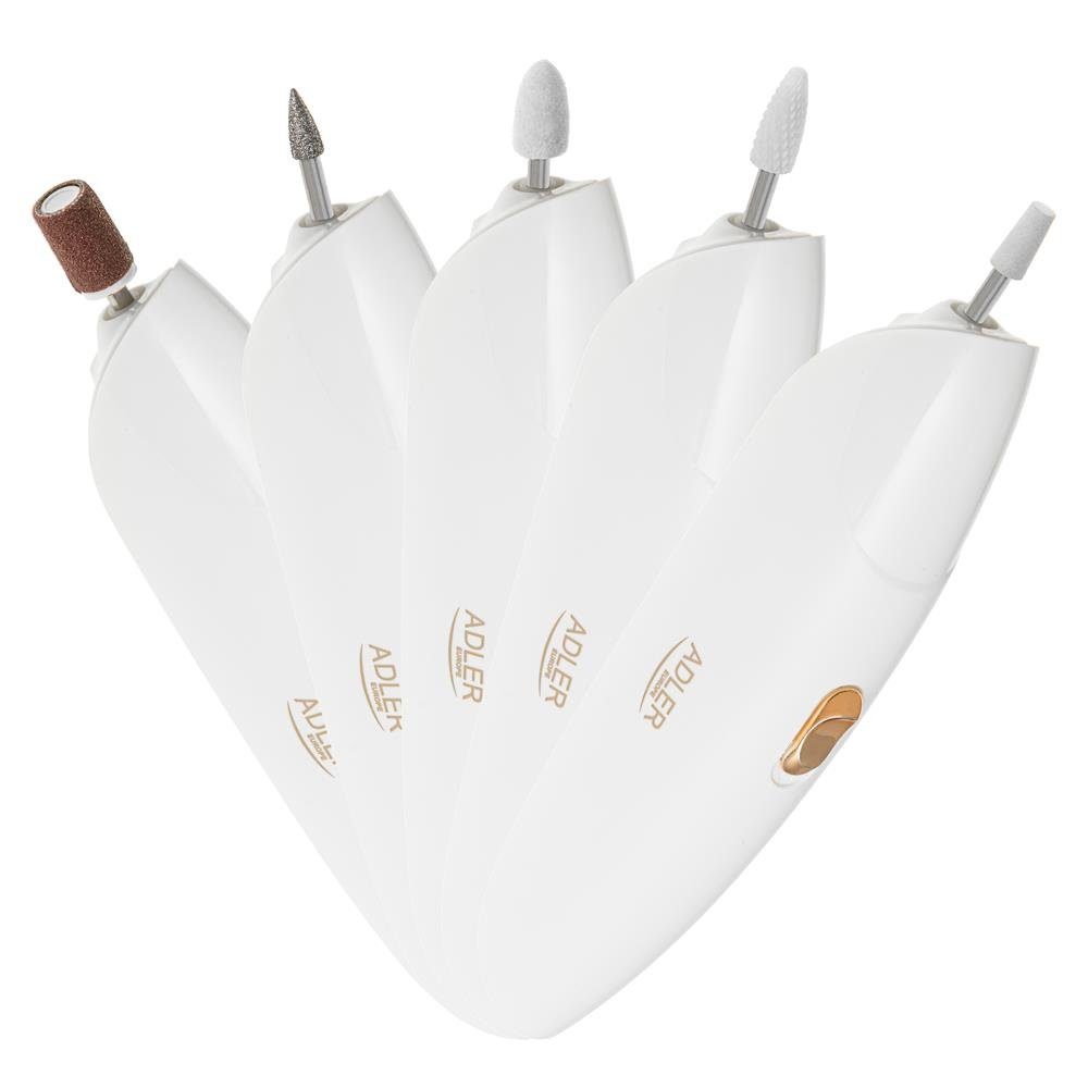 Adler Maniküre-Pediküre-Set 5-in-1, sowie Gelnägel Nagelpflegeset Naturnägel AD für 2179 und Nagelfräse Acryl- Kunst