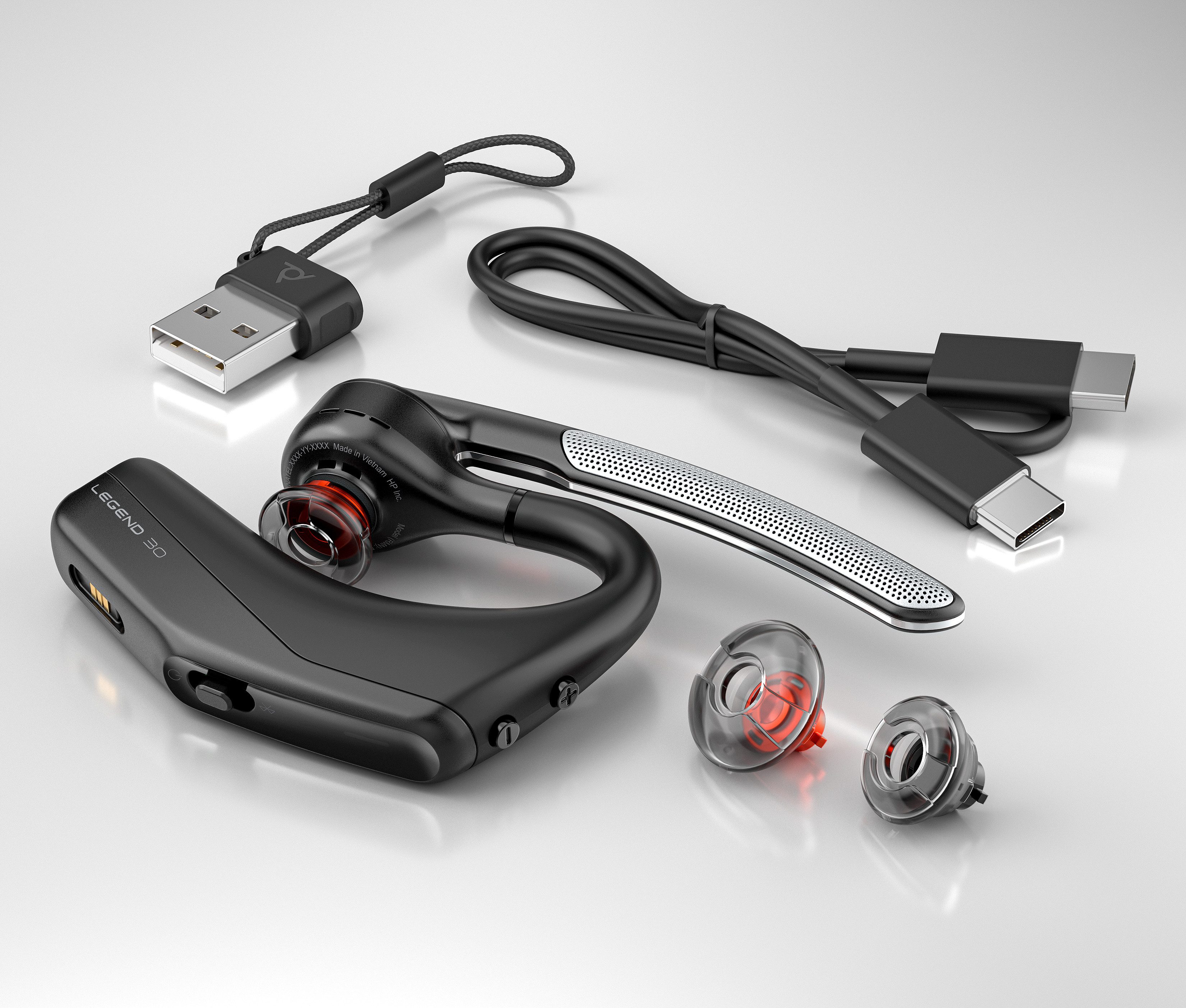 Polycom Poly Voyager Legend 30 Headset wireless In-Ear-Kopfhörer