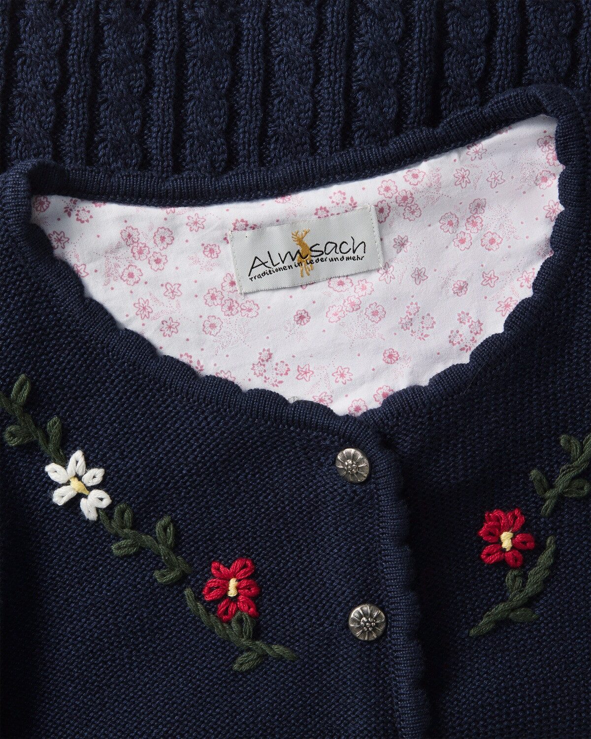 Almsach Trachtenjacke Dirndl-Strickjacke