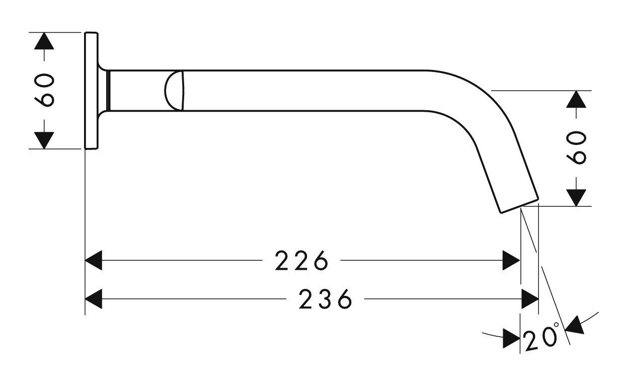 Thumbnail - hansgrohe Unterputzarmatur Axor Citterio M 3-Loch Waschtischarmatur Unterputz Ausladung