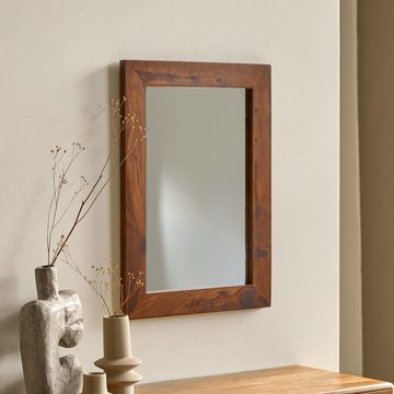 Tikamoon Spiegel Kwarto Deko-Spiegel aus massivem Palisanderholz 70x50 cm