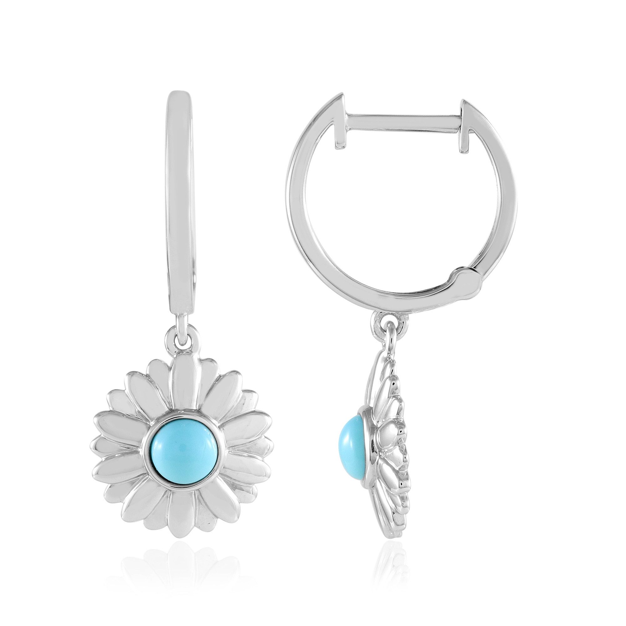 Cavill Ohrring-Set Dornröschen-Türkis-Silber-Ohrringe (2-tlg)