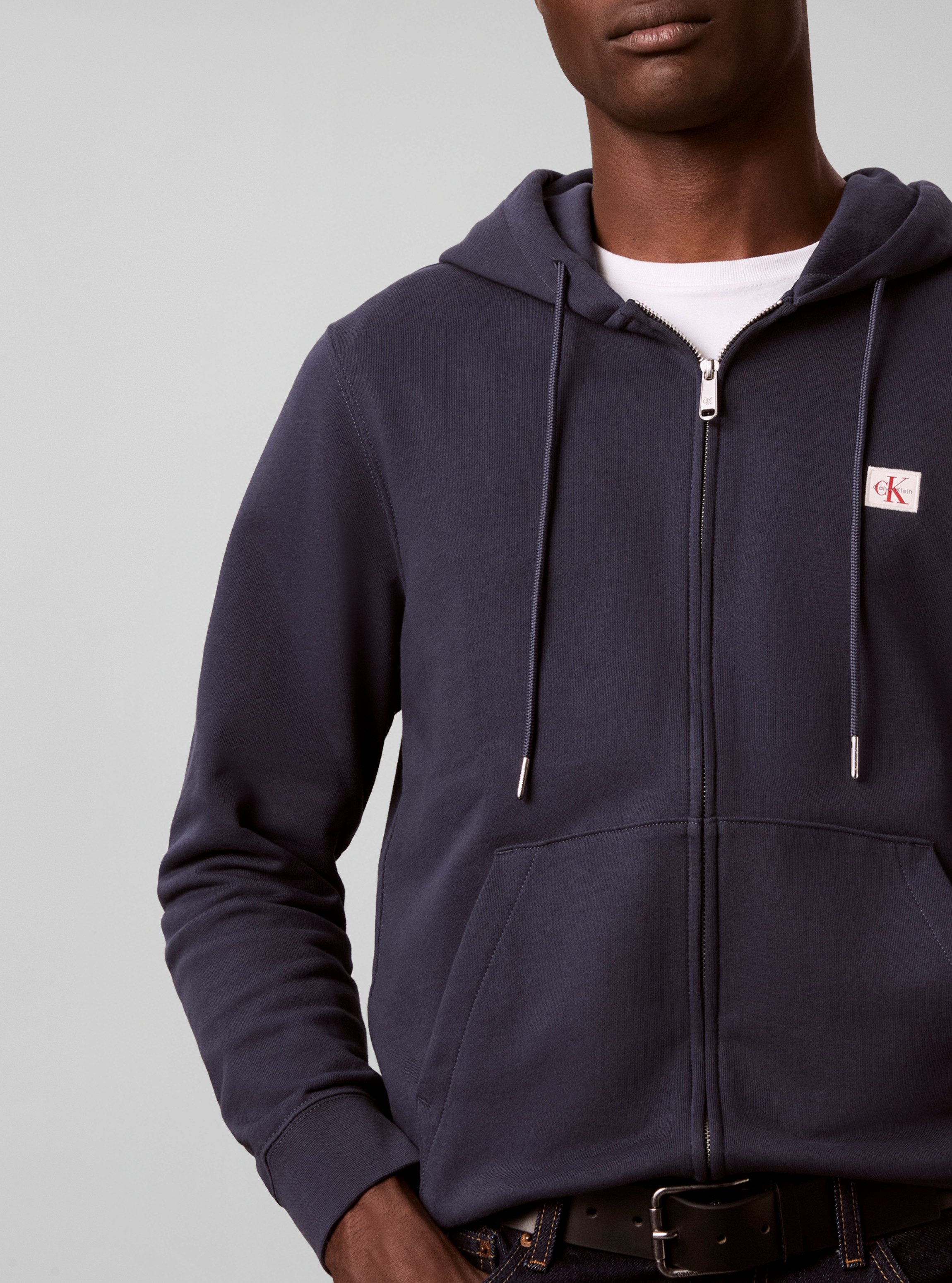 Calvin Klein Jeans Kapuzensweatshirt WOVEN HOODIE Regular fit mit Kapuze
