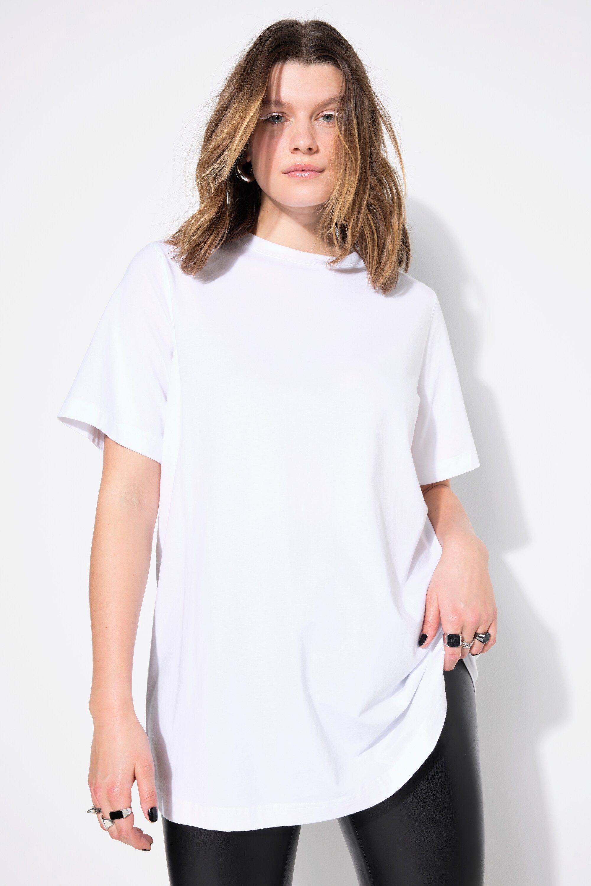 Studio Untold Longshirt Longshirt langer Classic Shape Halbarm günstig online kaufen