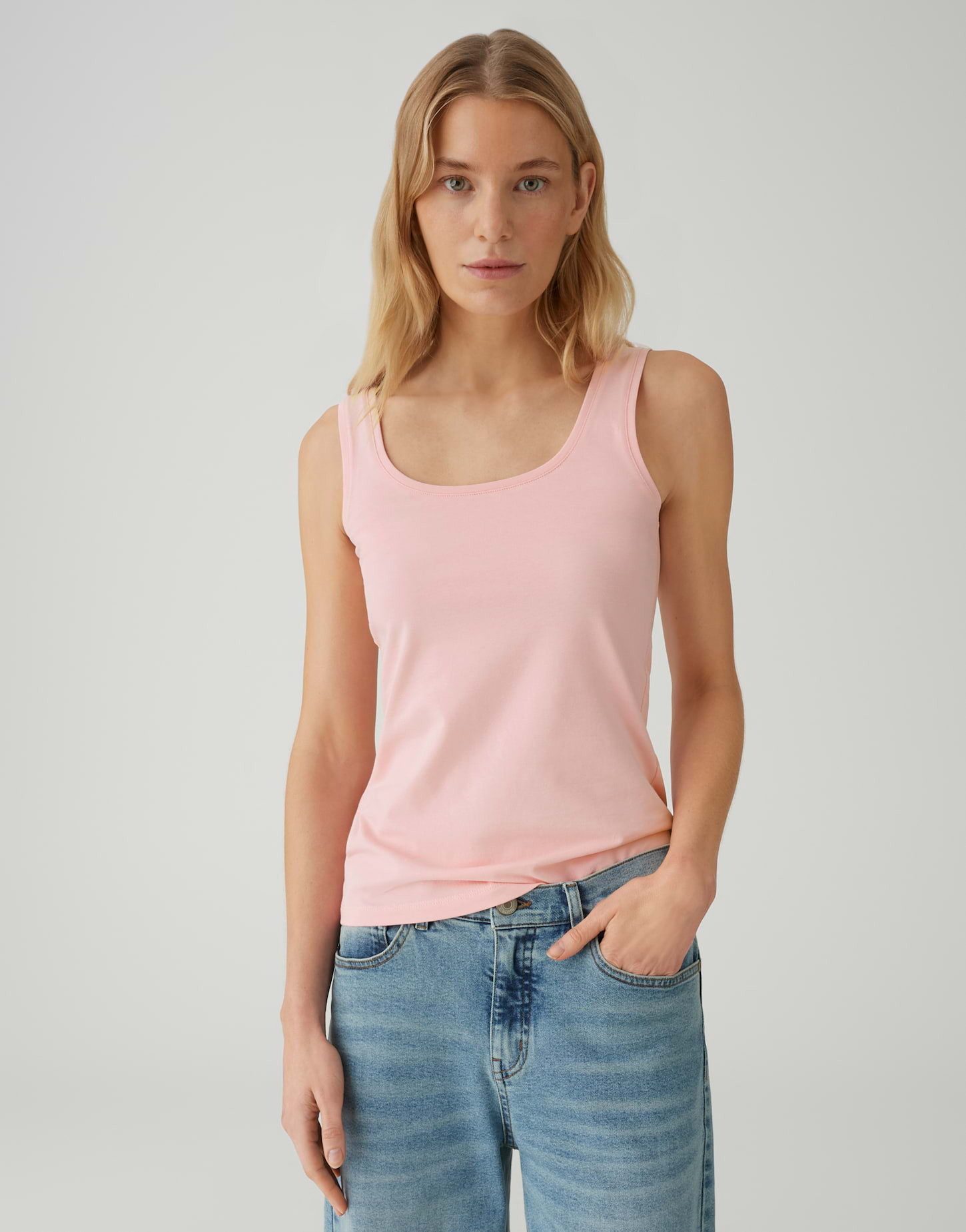 OPUS Trägertop Tanktop IMILIA Slim aus BCI Cotton Mix günstig online kaufen