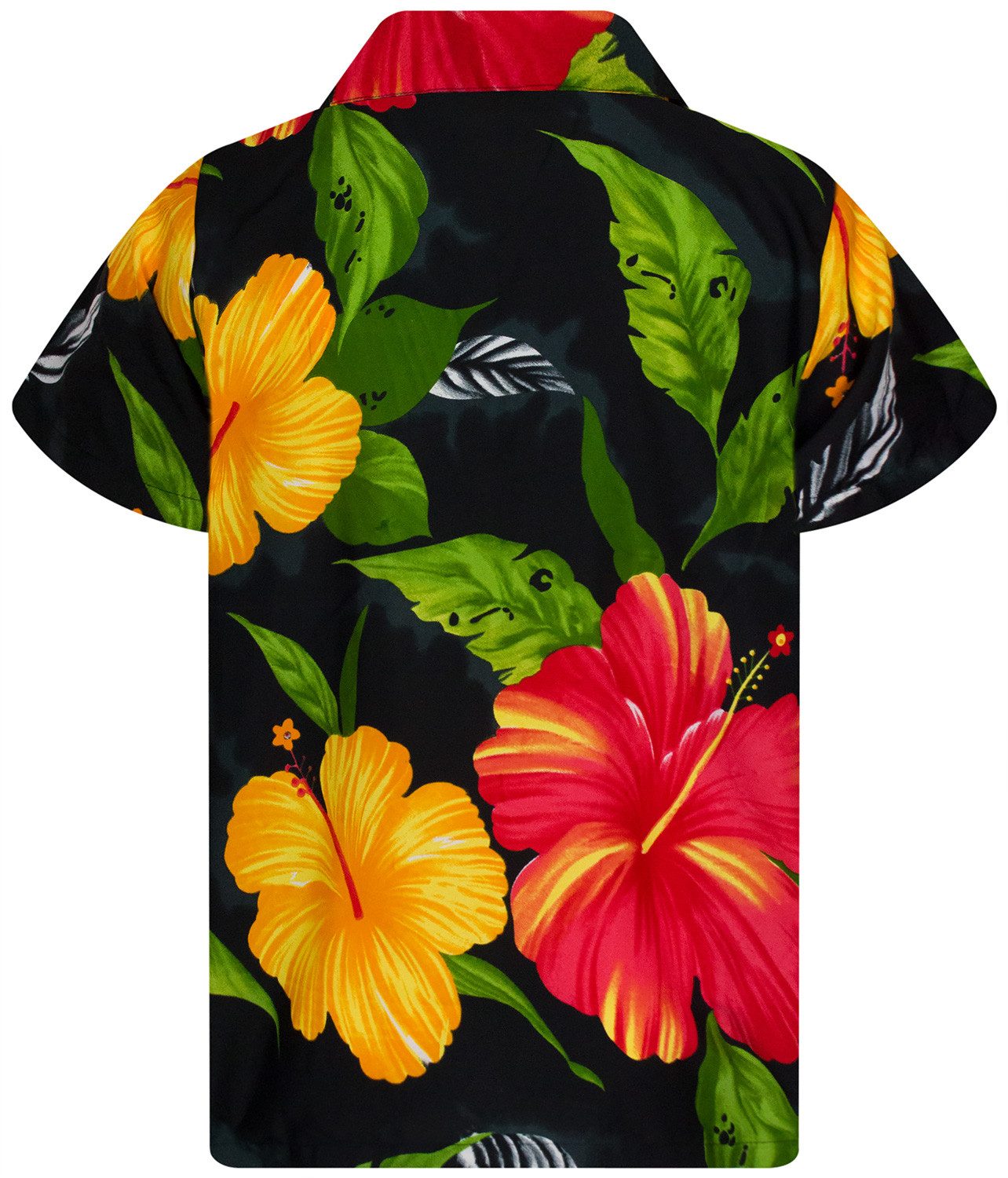 King Kameha Hawaiihemd Big Flower Funky Hawaii-Hemd Kurzarm Front-Tasche St günstig online kaufen