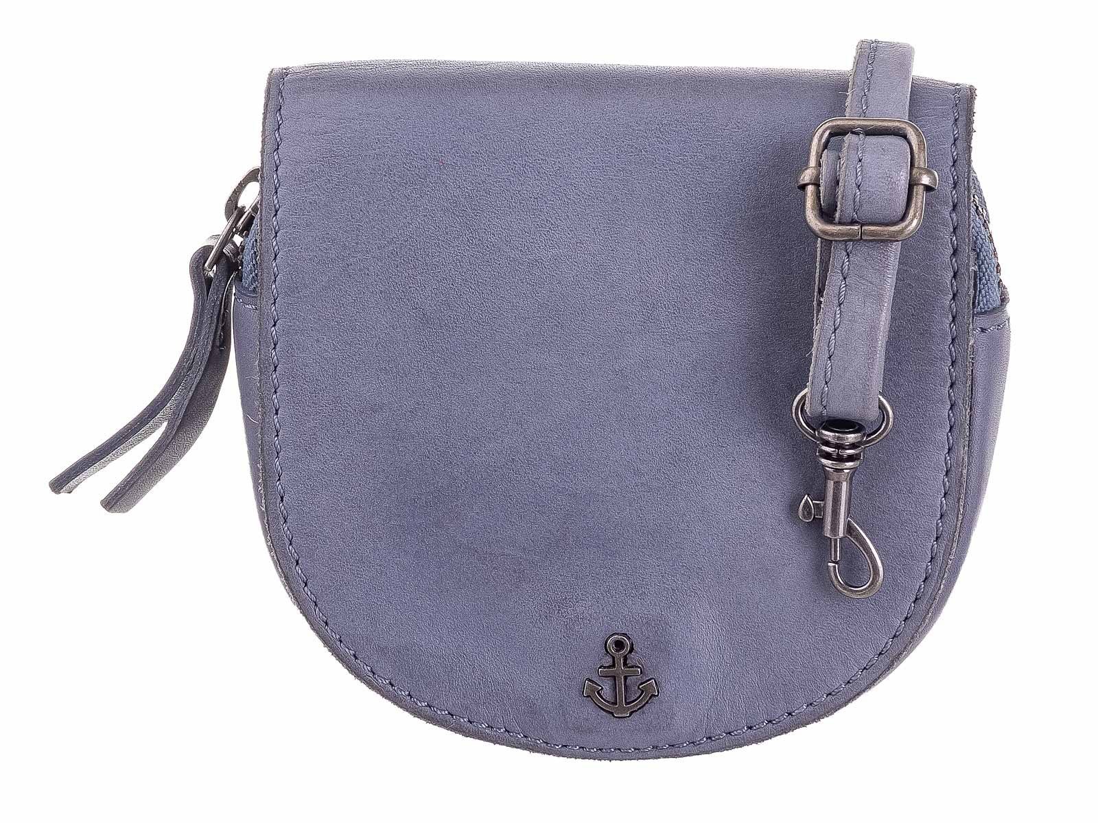 HARBOUR 2nd Gürteltasche AL.10502 Anchor Love Tini kleine Leder 2in1 Gürteltasche Umhängetasche (ein Stück, 1-tlg., ca. B/H/T 11/10/3 cm), Staubbeutel