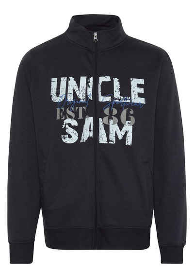 Uncle Sam Sweatjacke im Label-Design
