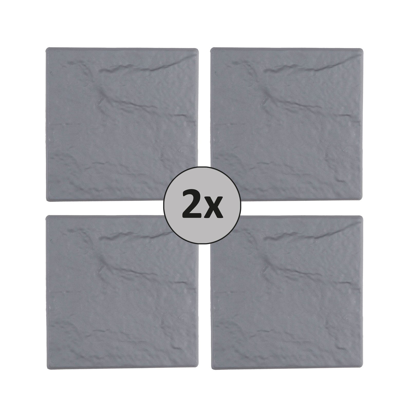 HTI-Living Trittsteine Gehwegplatte Steinoptik Nessa, 30x30 cm, Set, 8-St., 8 Platten, Trittstein Gartenweg