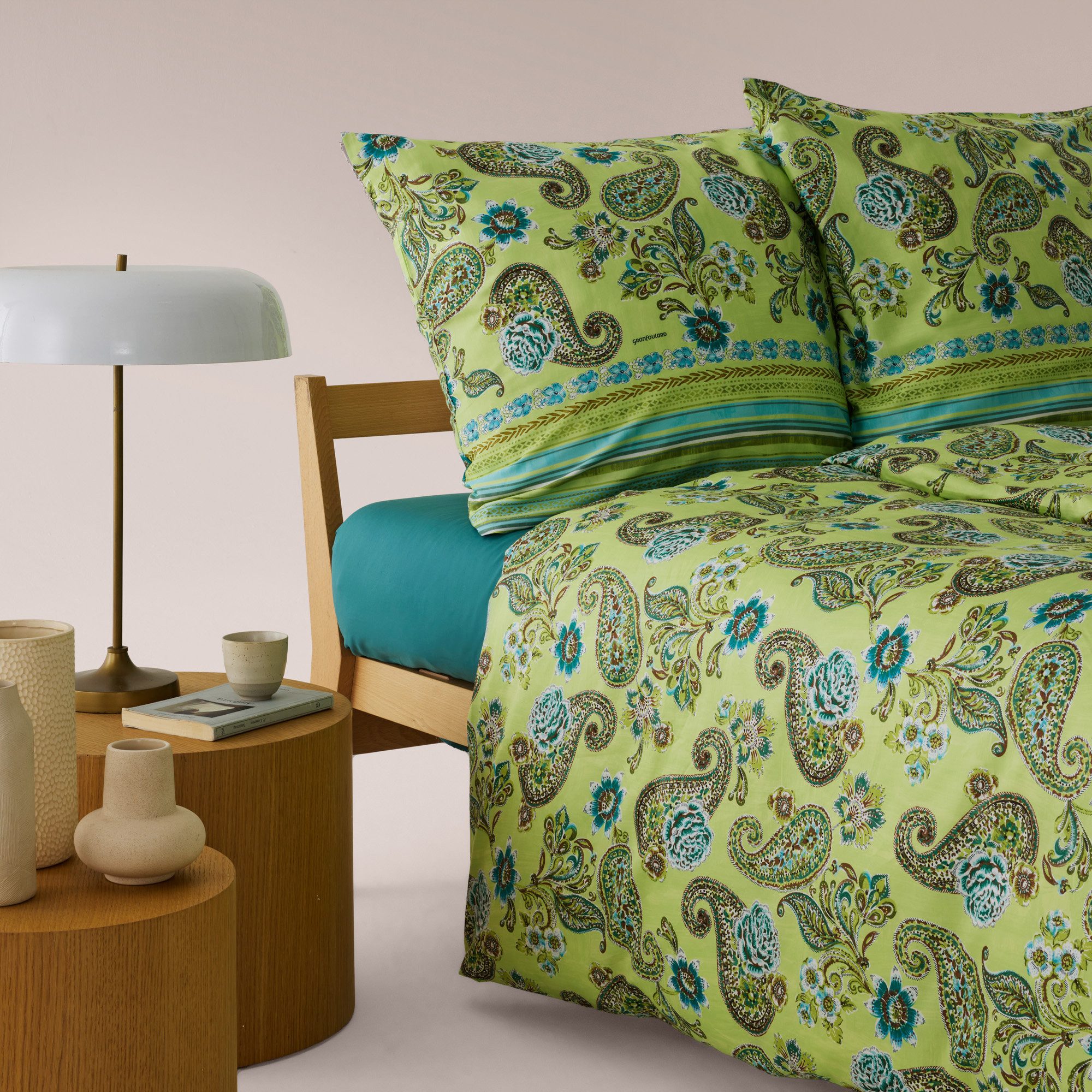 Bassetti Bettwäsche Bettwäsche "Rapallo", Mako-Satin, Feinsatin Paisley/Blumen/Ornamente