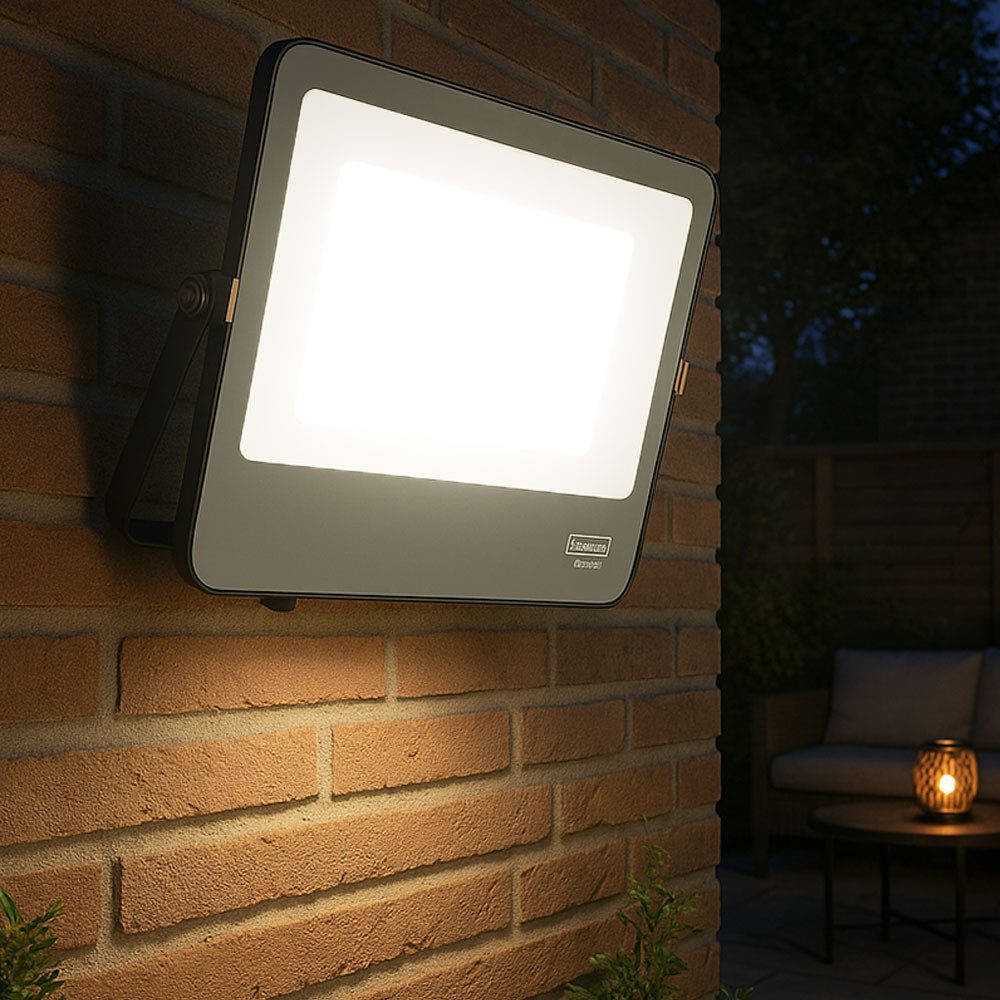 V-TAC LED Gartenstrahler, LED-Leuchtmittel fest verbaut, Neutralweiß, Außenstrahler Gartenleuchte Terrassenlampe schwenkbar LED L 49,8 cm