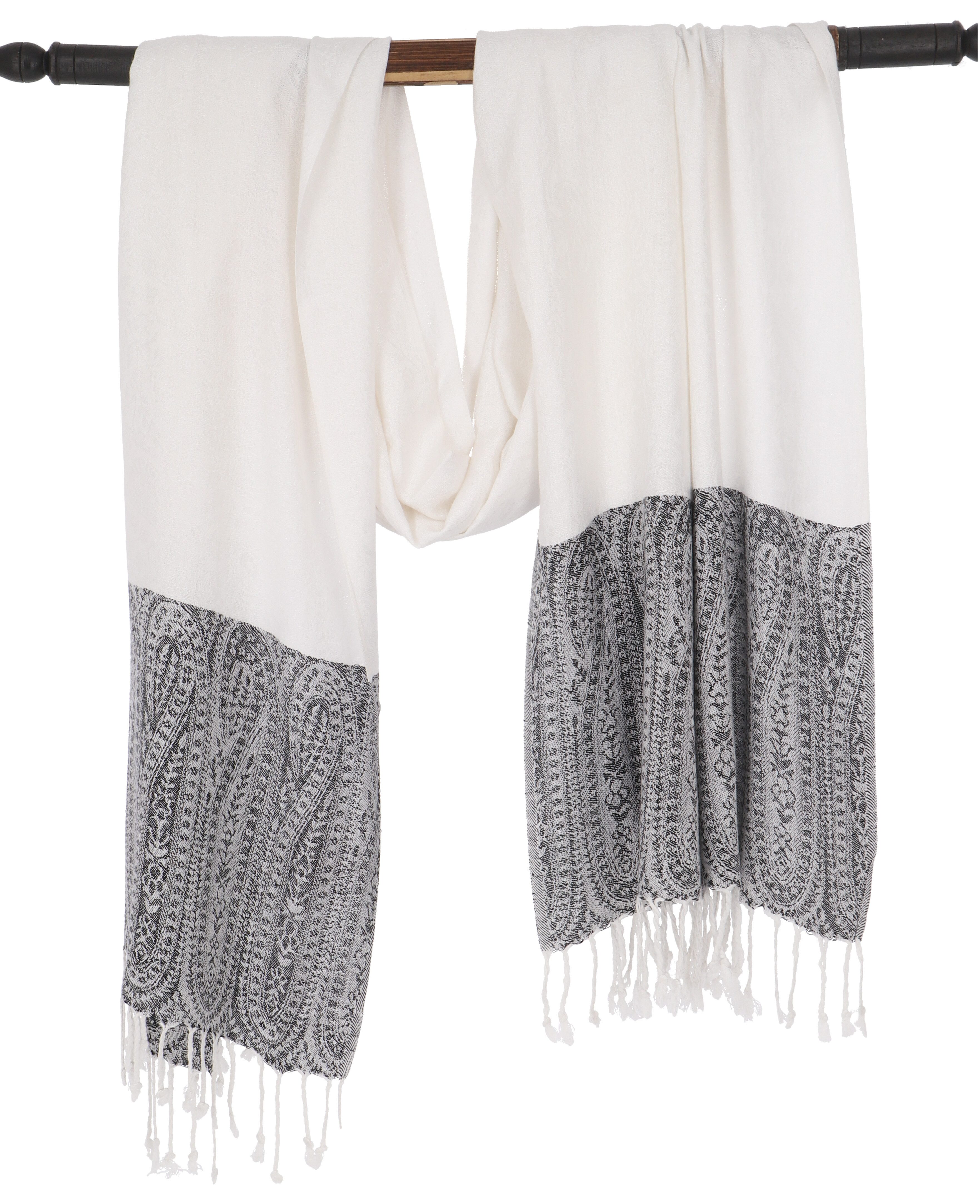 Guru-Shop Halstuch Weicher Viskose Schal, Stola mit Paisley,..