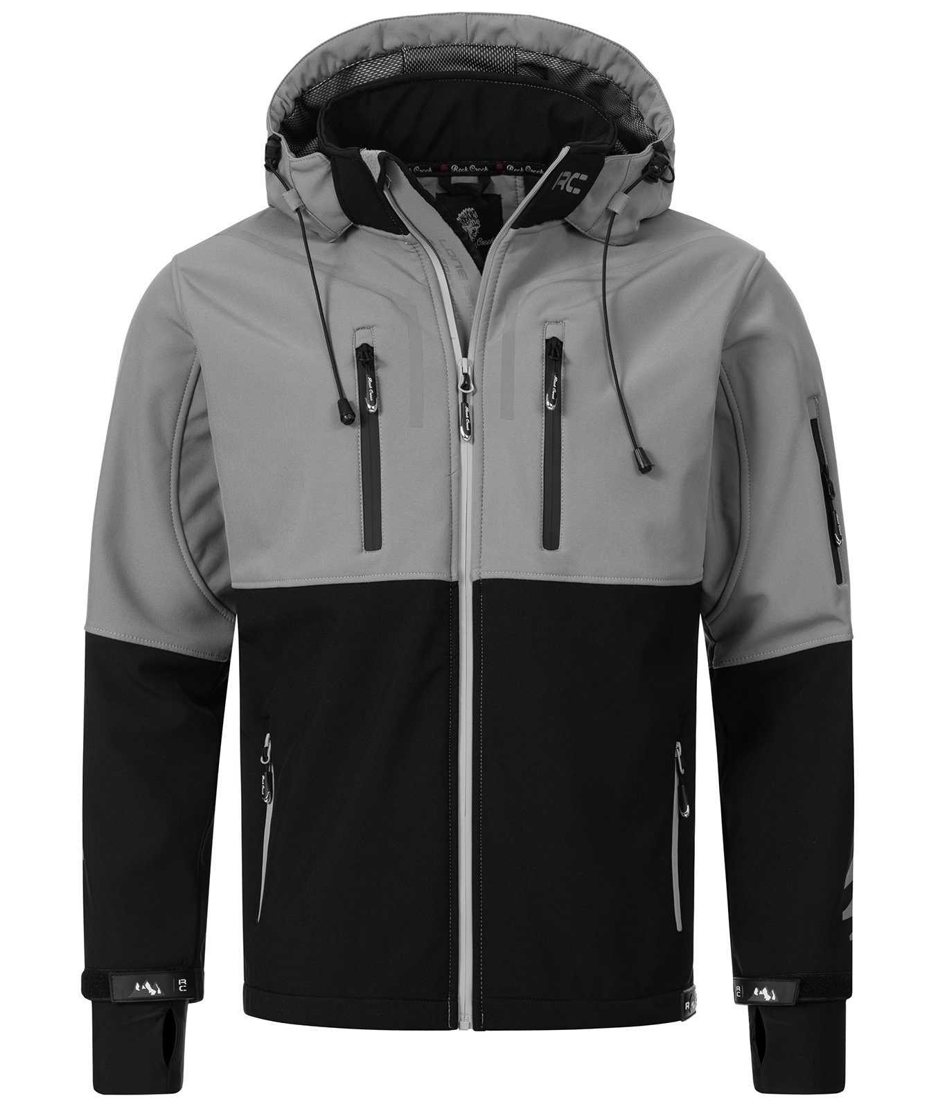 Rock Creek Softshelljacke Herren Softshelljacke Wanderjacke günstig online kaufen