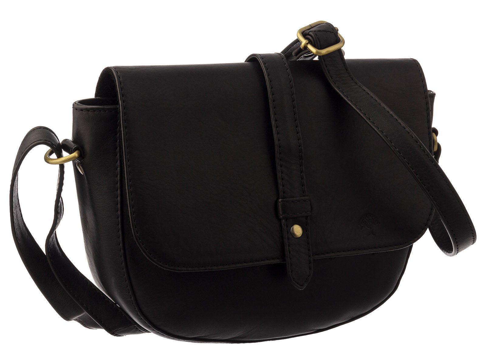 Prato Schultertasche Jagdtasche Umhängetasche H400 Leder (ein Stück, 1-tlg., ca. B/H/T 23/19/7 cm), Leder