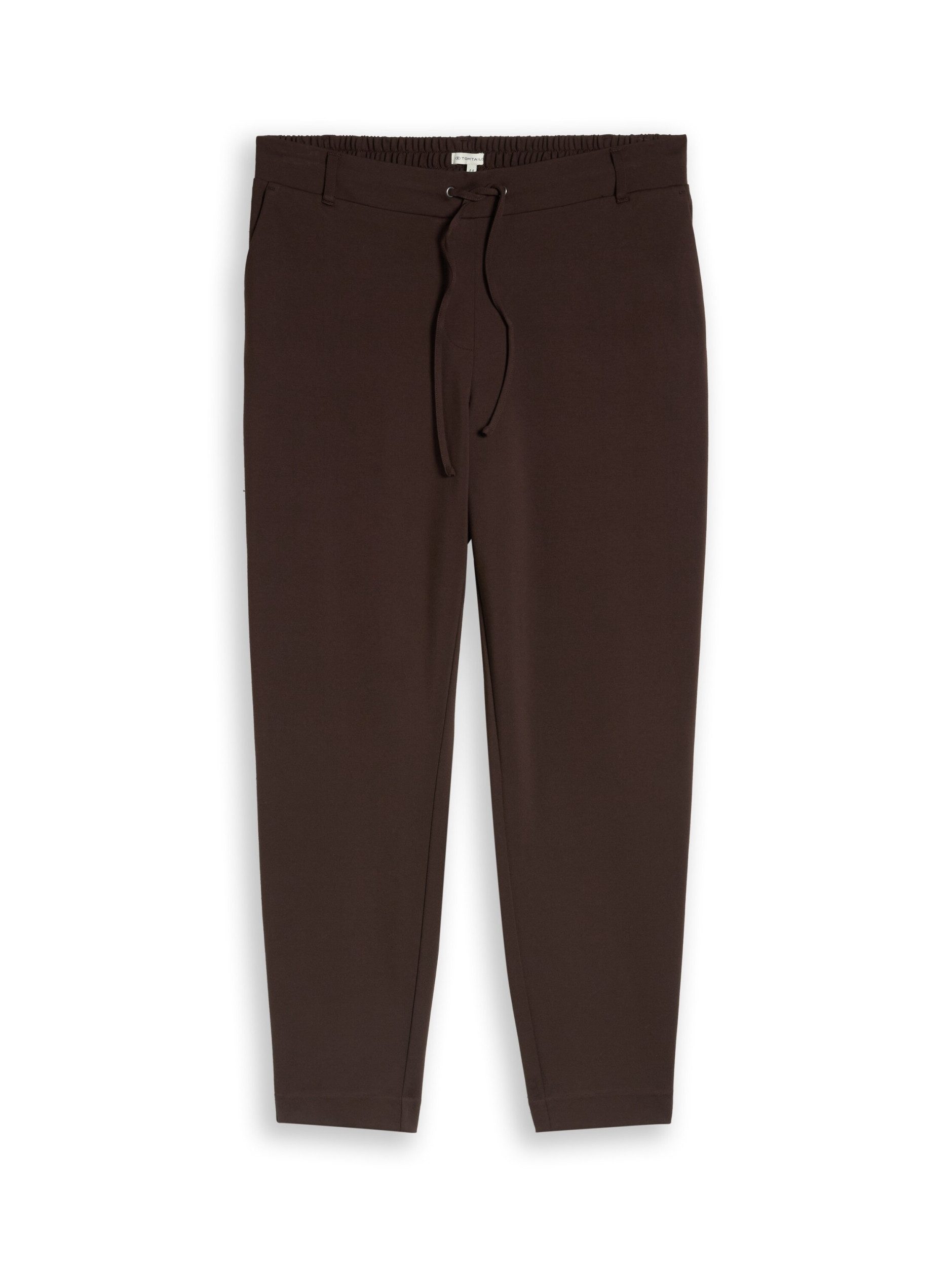 TOM TAILOR PLUS 2-in-1-Hose jersey loose fit pants ankle