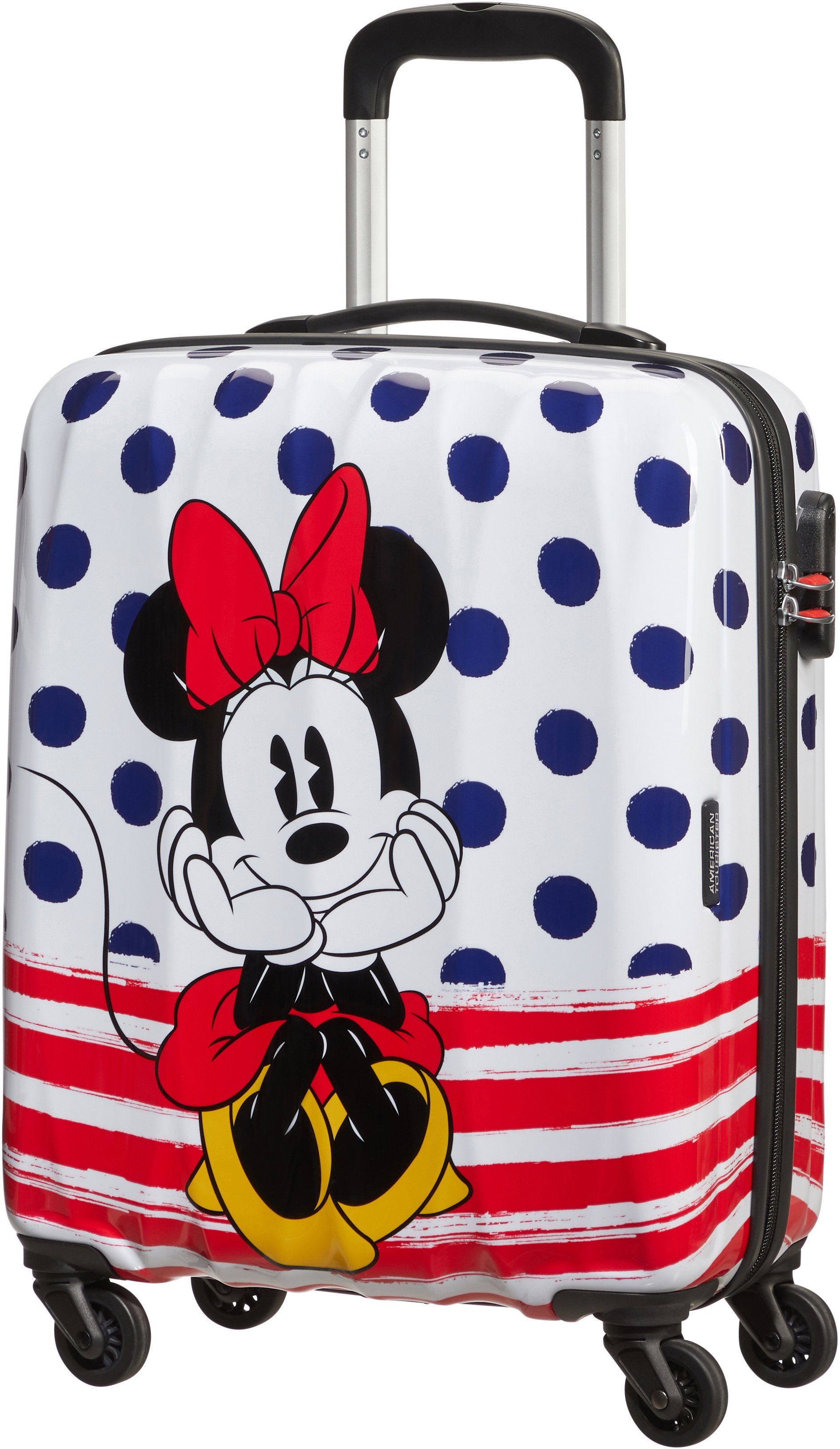 American Tourister® Hartschalen-Trolley Disney minnie-blue-dots 55 Rollen 4 cm, Legends, Dots, Minnie Blue