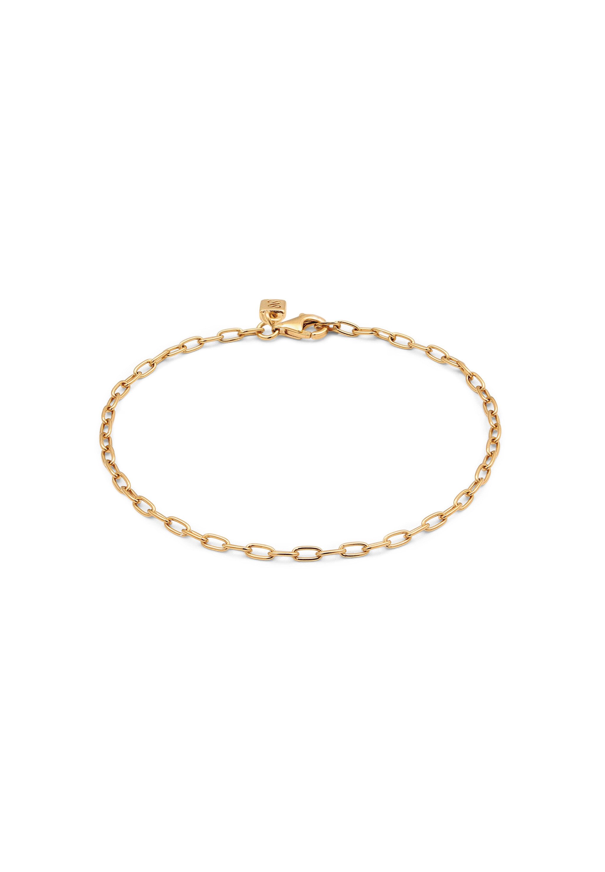 Gliederarmband Armband mit Basisgliederkette 925 Sterling Silber