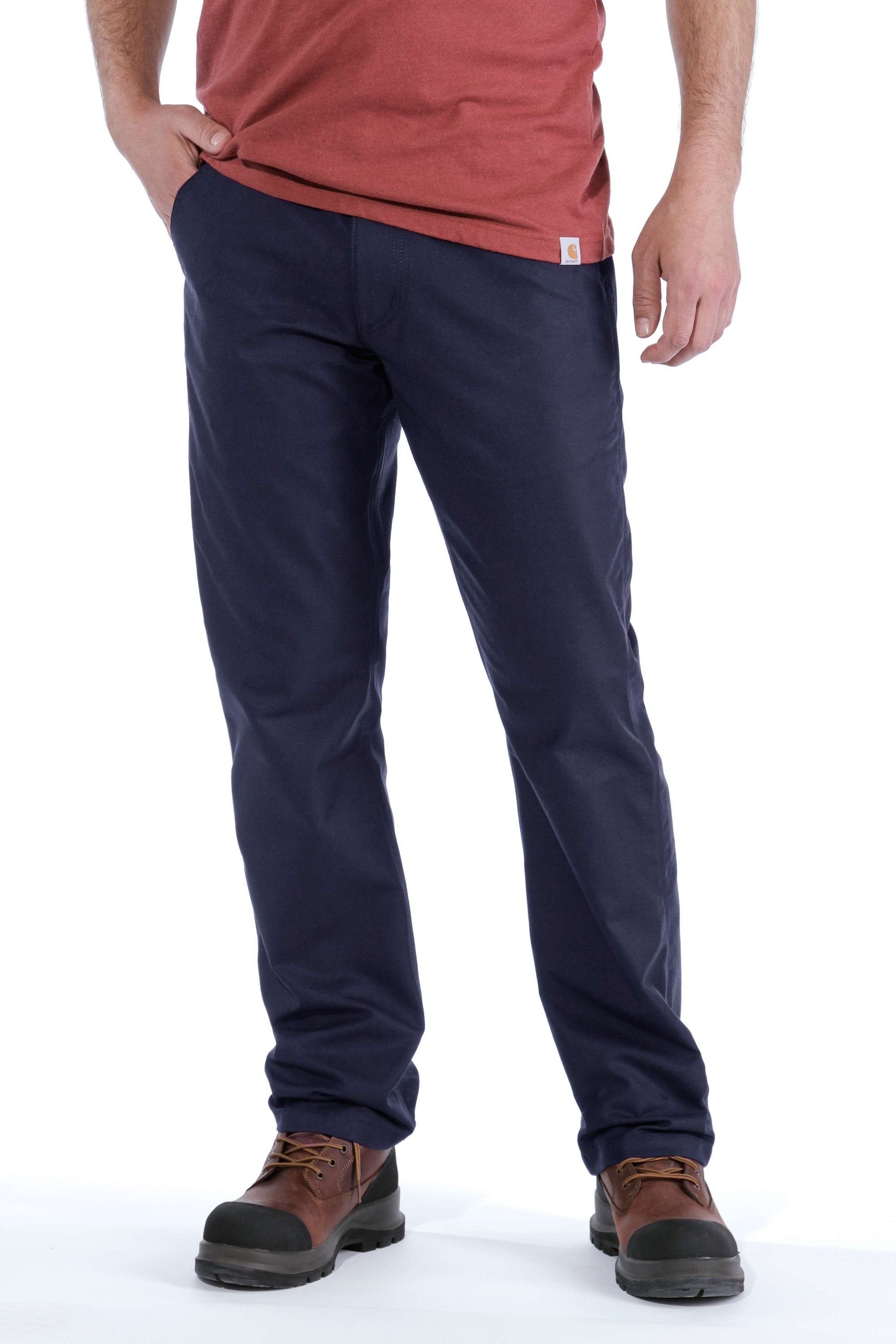 Stretch Carhartt navy Canvas (1-tlg) Rugged Arbeitshose Pant