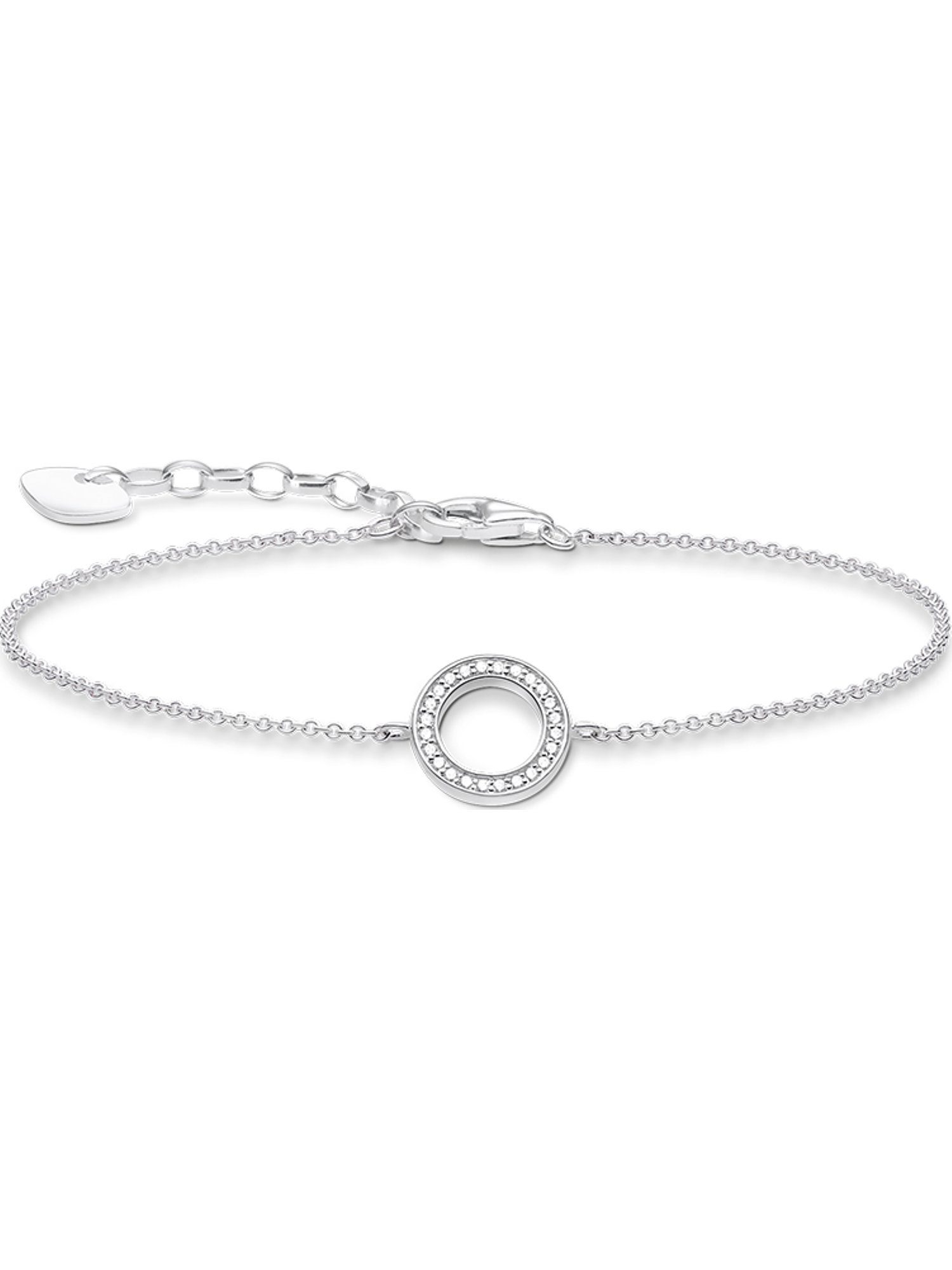 Silberarmband Thomas Sabo Damen-Armband 925er Silber Zirkonia