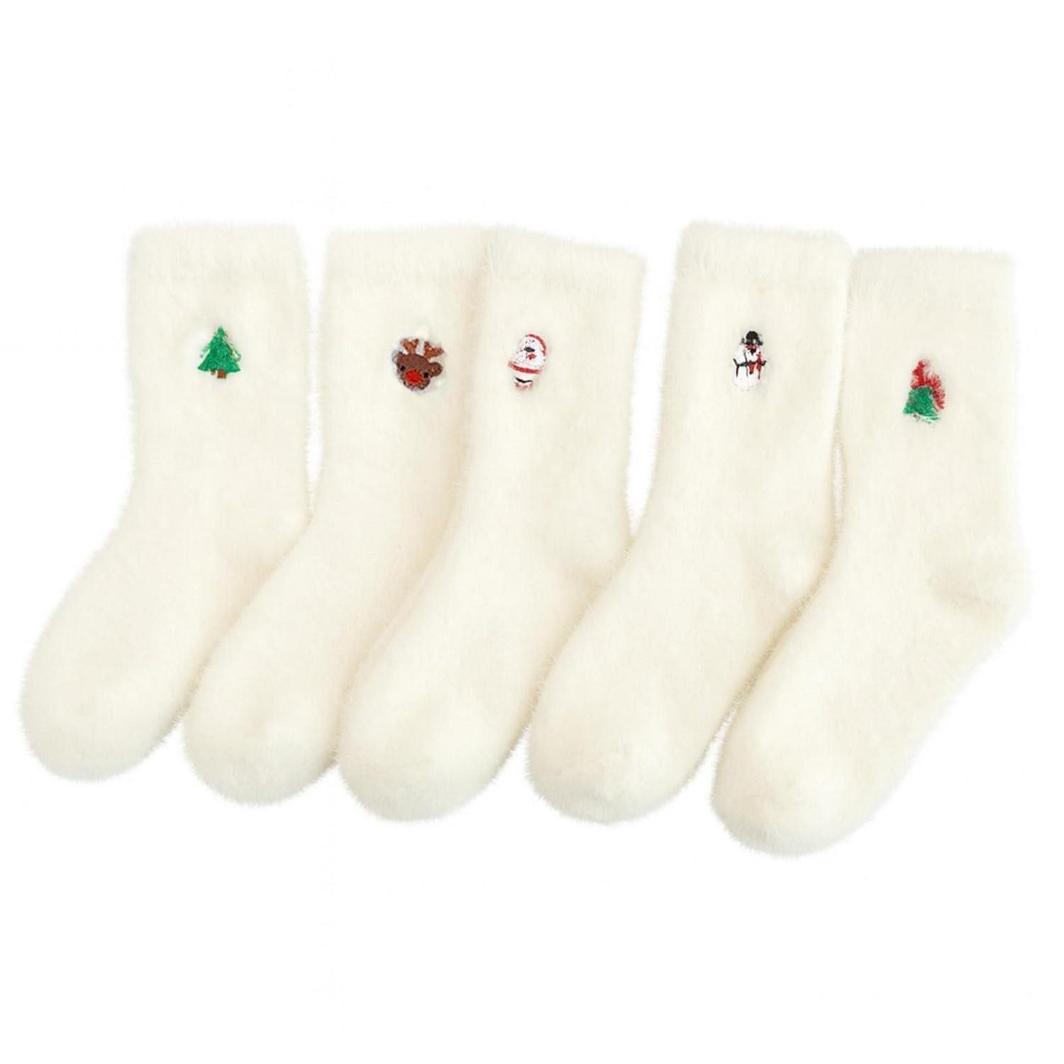 LuxusKollektion Kuschelsocken Damen Kuschelsocken 5er Set Winter