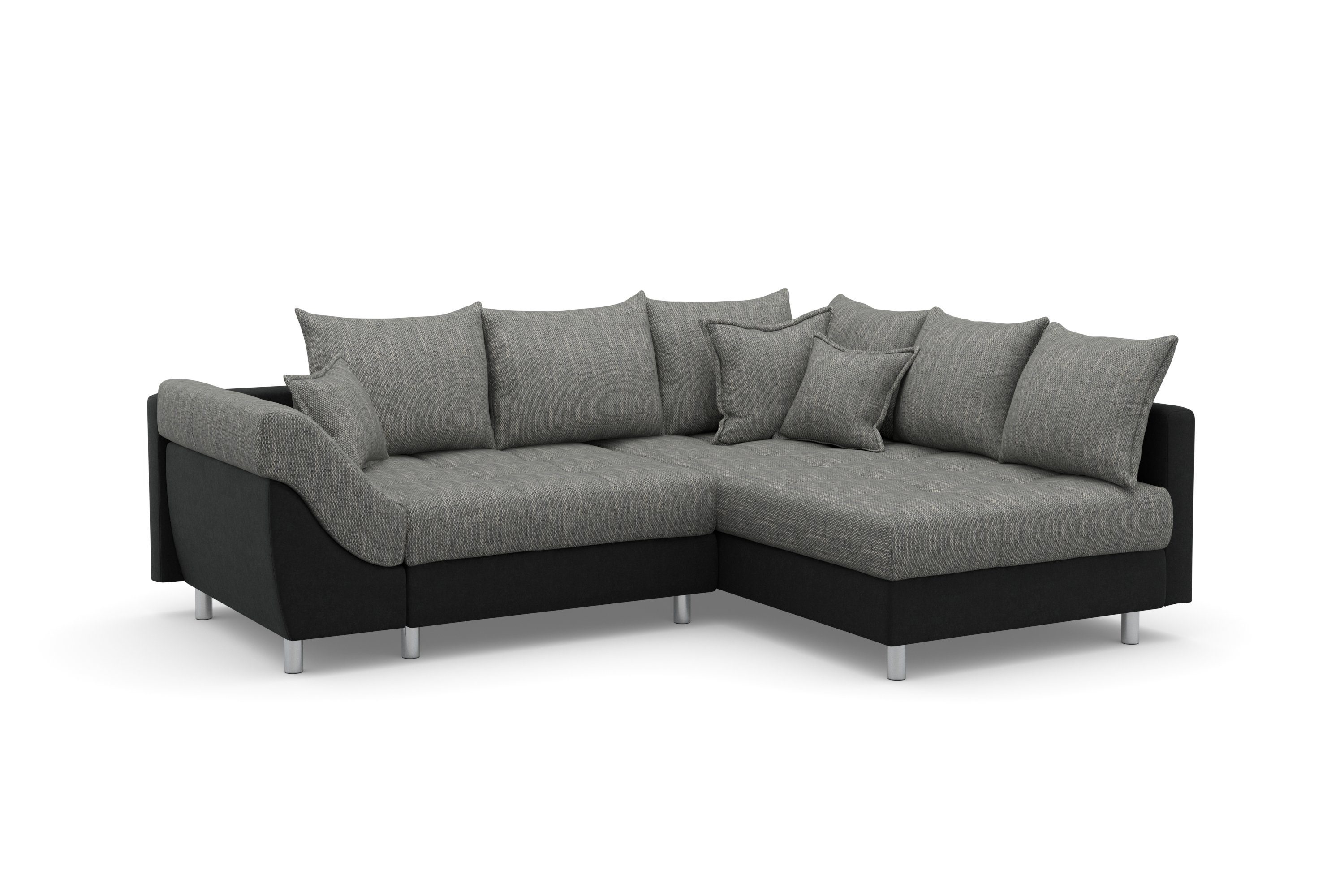 AB Ecksofa montierbar Recamiere Joseli, oder rechts links Federkern, inklusive COLLECTION