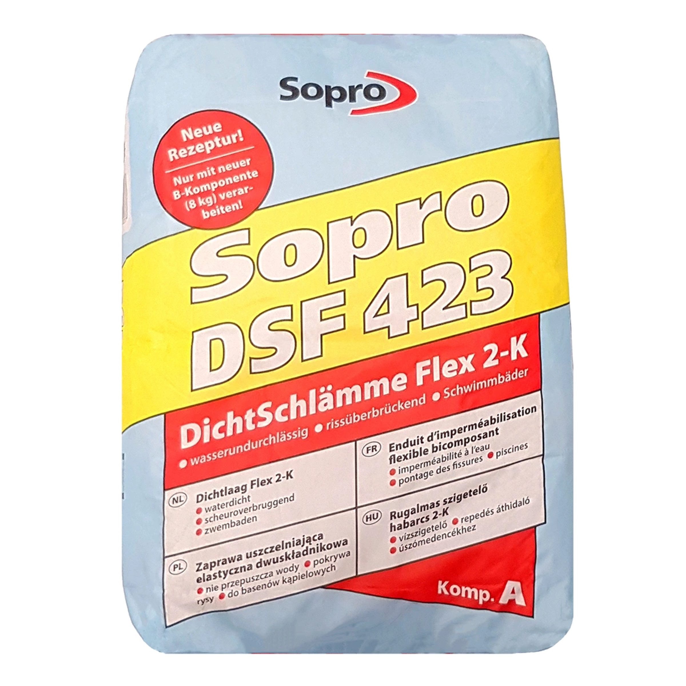Sopro Bauchemie GmbH Mörtel Sopro DSF 423 Flexible Dichtungsschlämme Komponente A oder B wählbar