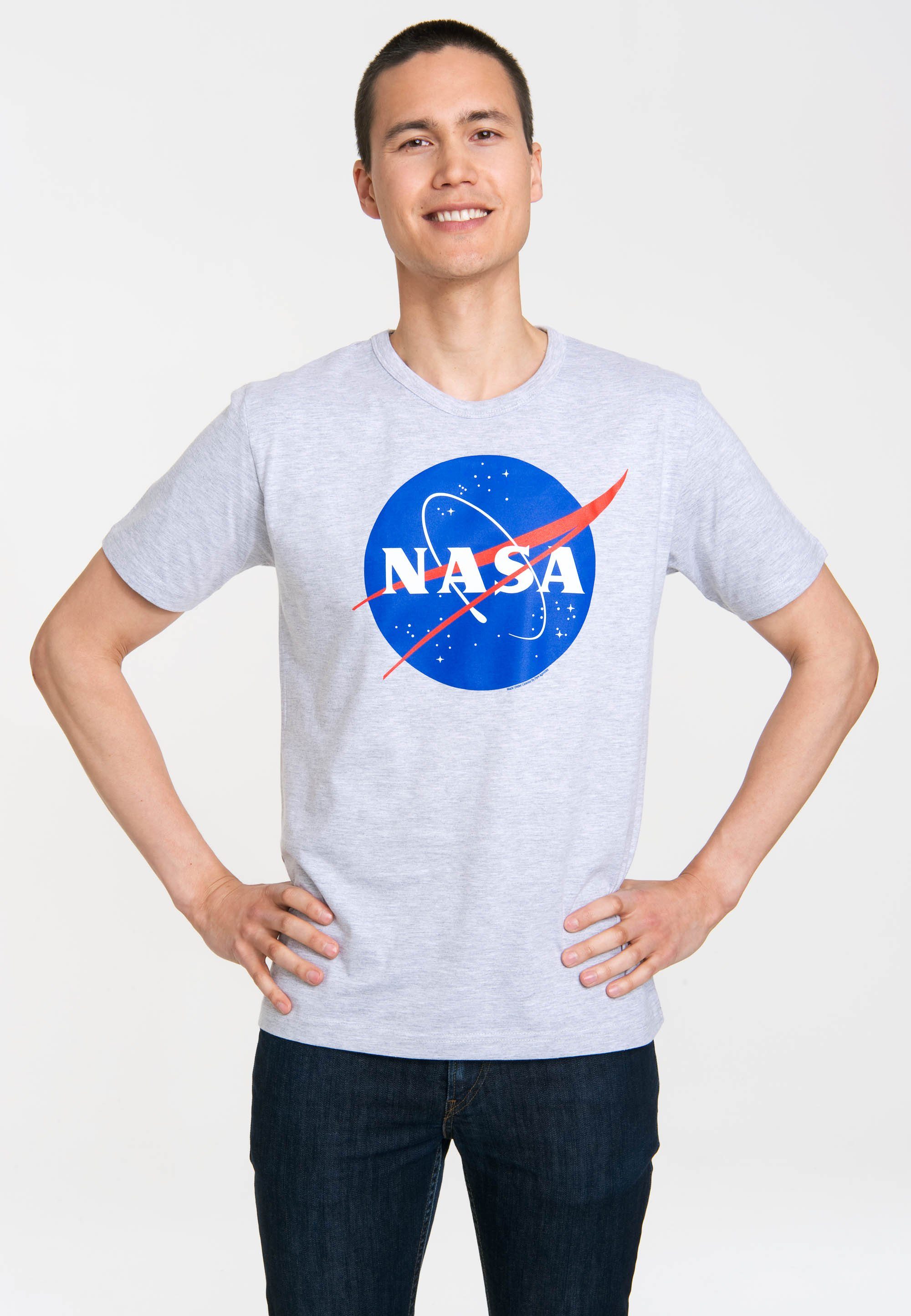 LOGOSHIRT T-Shirt NASA Logo coolem NASA-Logo mit