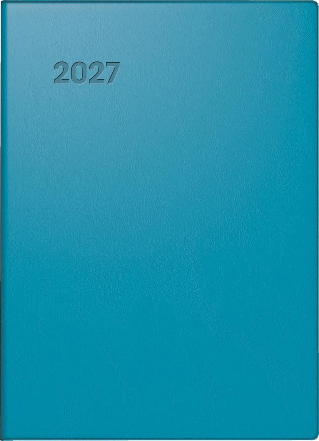 BRUNNEN Taschenkalender BRUNNEN Taschenkalender Mod. 731 2027, A6, Kunststoff, petrol