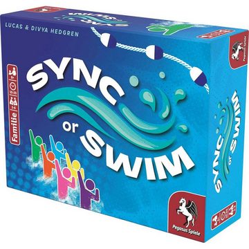 Pegasus Spiele Spiel, Familienspiel Sync or Swim DE, Kooperative Spiel