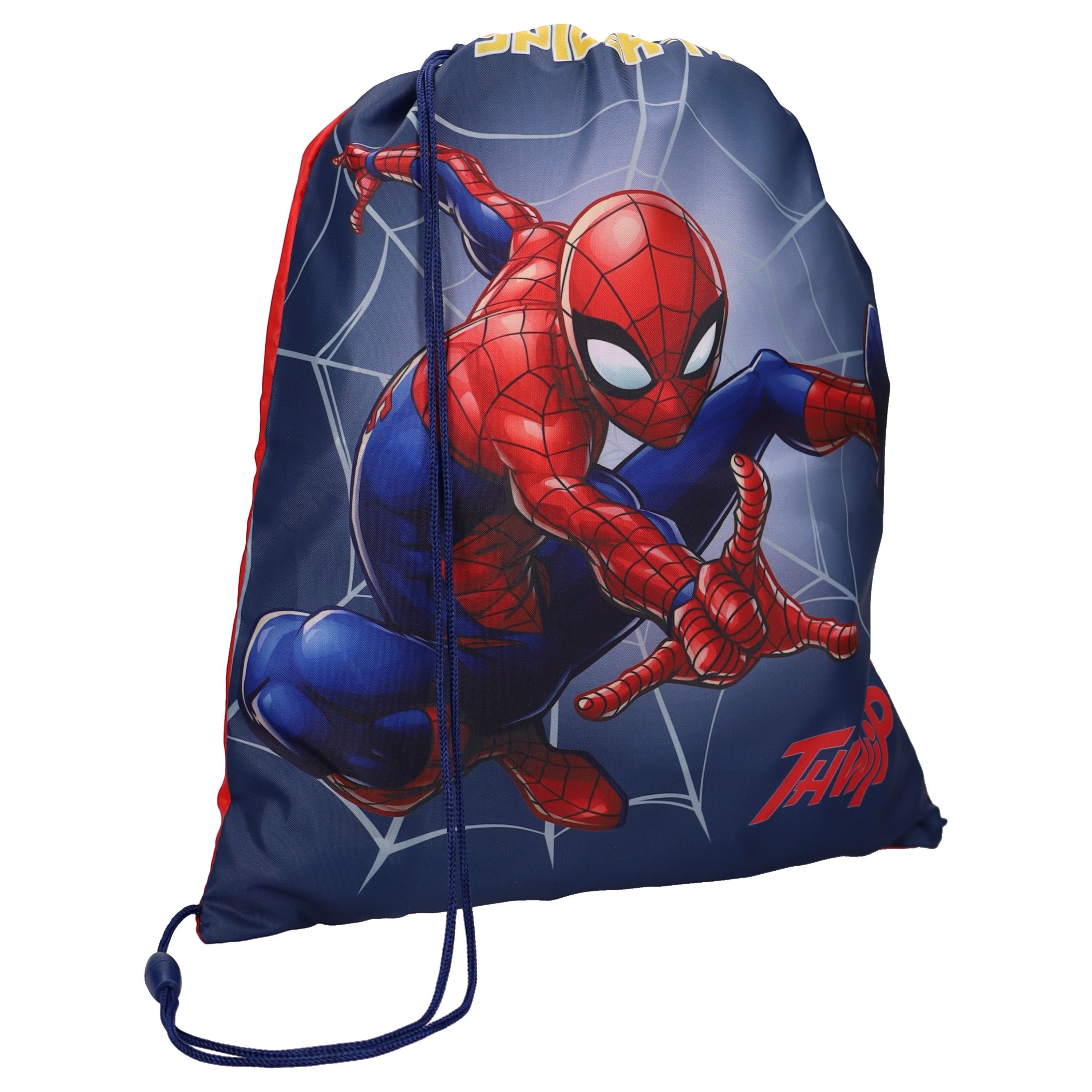 MARVEL Turnbeutel Spider-Man Turnbeutel Web Warriors für Schule und Sport