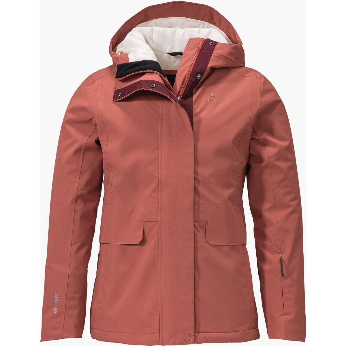 Schöffel Outdoorjacke Ins Jacket Antwerpen Women Stylische, wasserdichte Skijacke für Damen mit hoher Atmungsaktivität