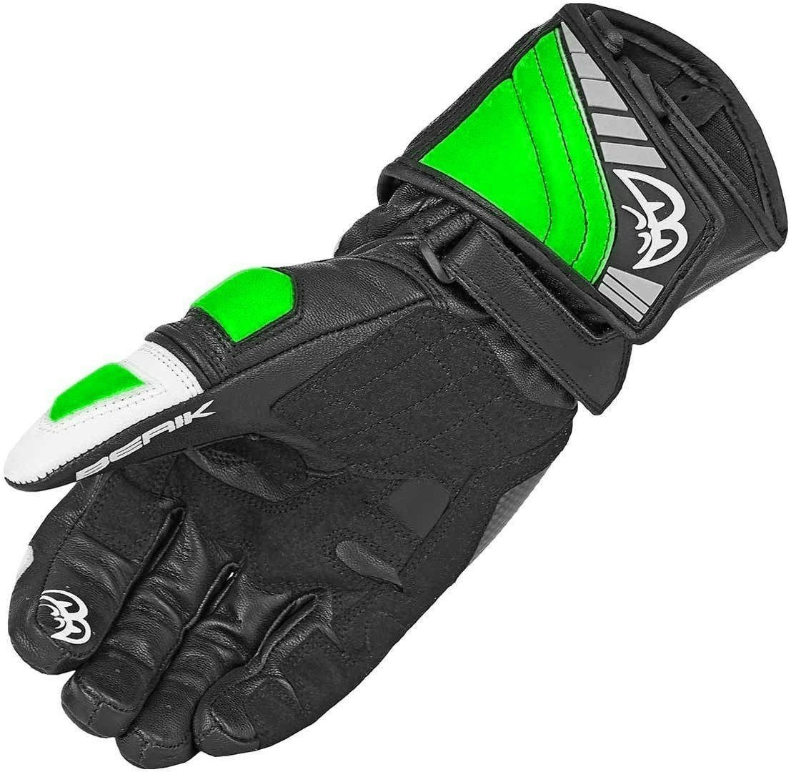 Motorradhandschuhe Zoldar Motorradhandschuhe Berik Black/Green/White